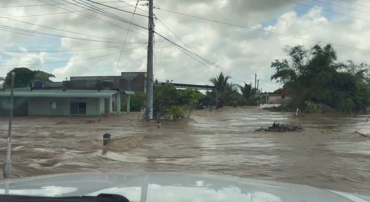 Lâm Đồng: Lũ về nhanh, di dời khẩn cấp hàng trăm hộ dân Hàm Liêm, Hàm Thuận- Ảnh 2.