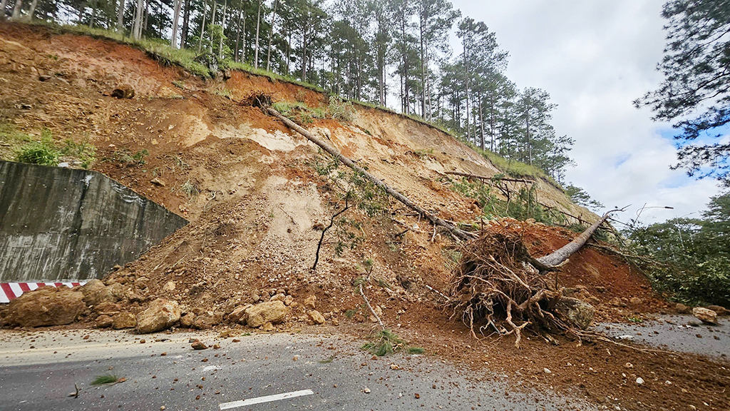 Khánh Hòa, Lâm Đồng lại ngập lụt, sạt lở sau đêm mưa lớn - Ảnh 3.