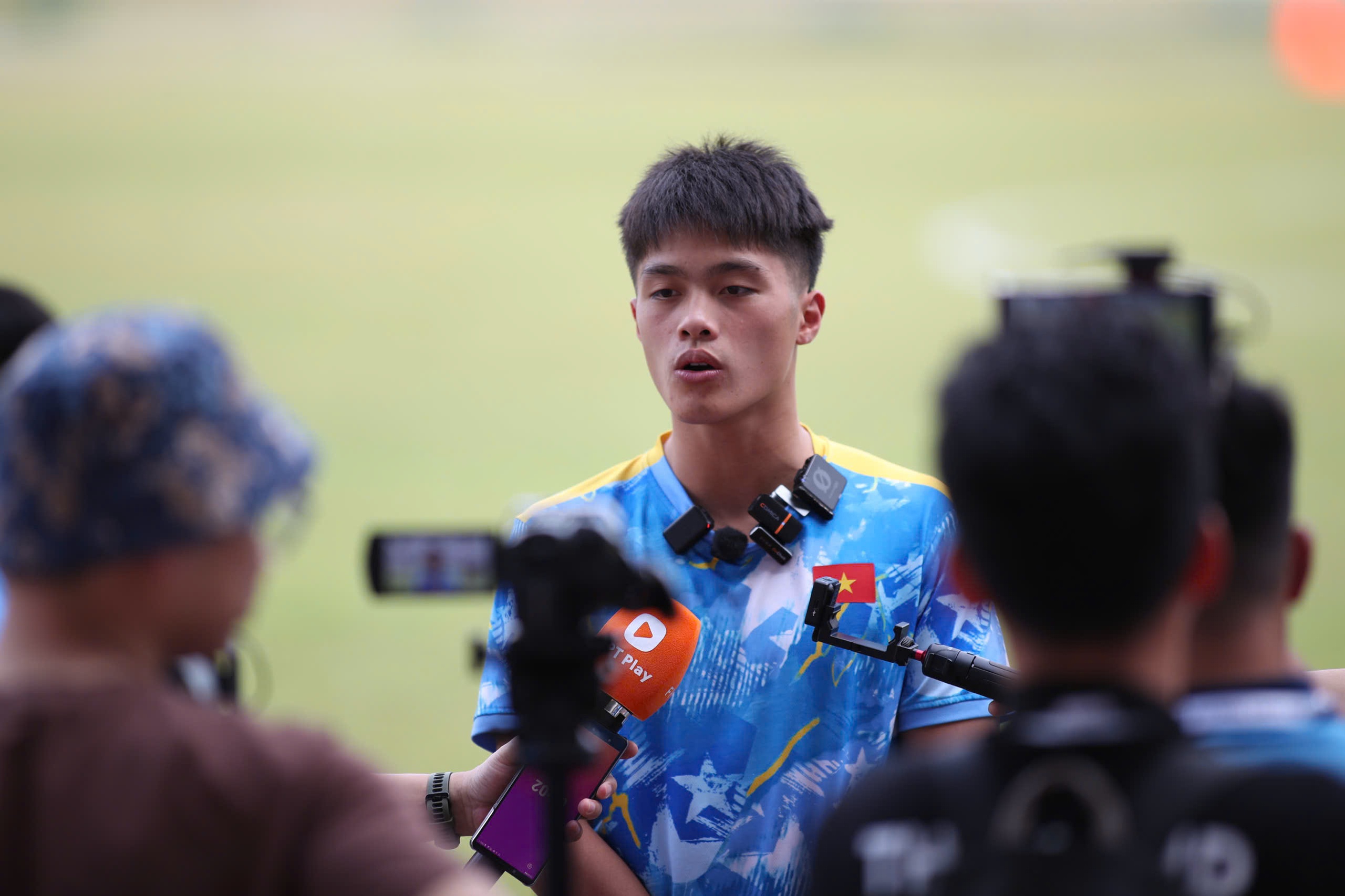 Quốc Việt quyết tâm giành 3 điểm trước Malaysia tại sea games 33 - Ảnh 1.