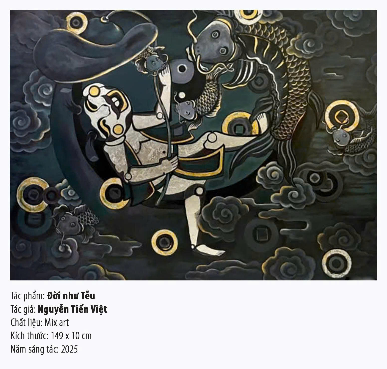 Chiêm ngưỡng loạt tác phẩm đoạt giải thưởng Mỹ thuật Đà Nẵng năm 2025- Ảnh 11.