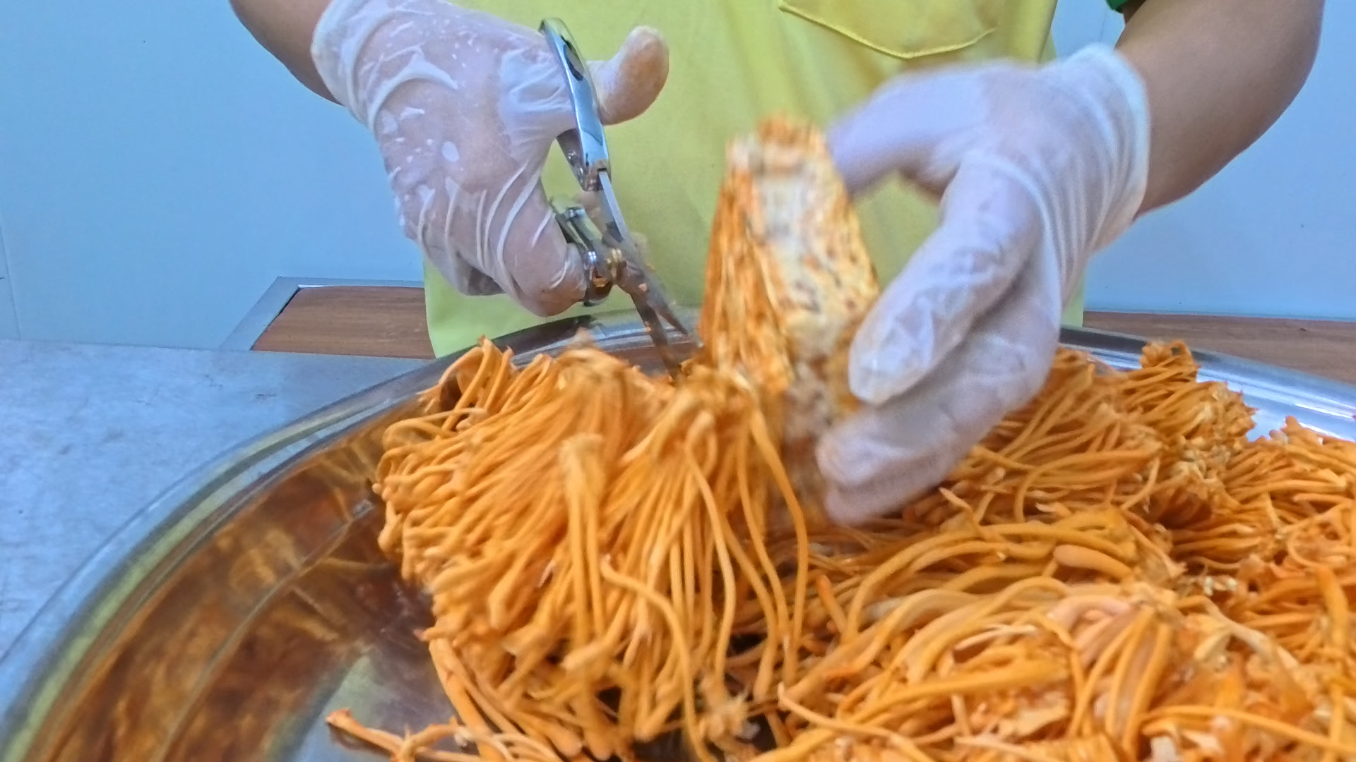 Cùng sống xanh số 136: Độc đáo việc nuôi nấm đông trùng hạ thảo  - Ảnh 2.