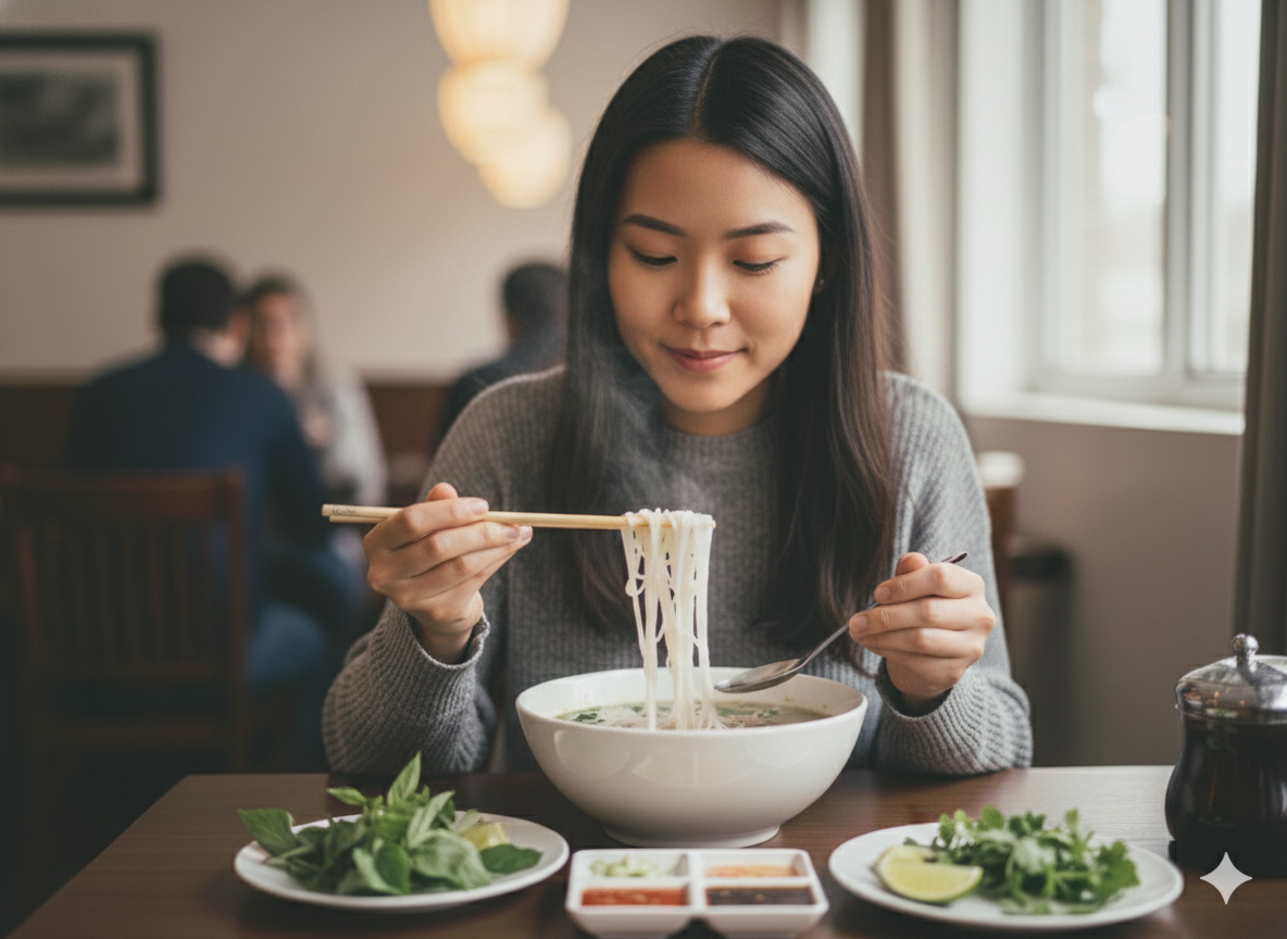 - Ảnh 1. Ăn phở mỗi sáng: Chuyên gia tiết lộ nhiều giá trị dinh dưỡng - Ảnh 1.