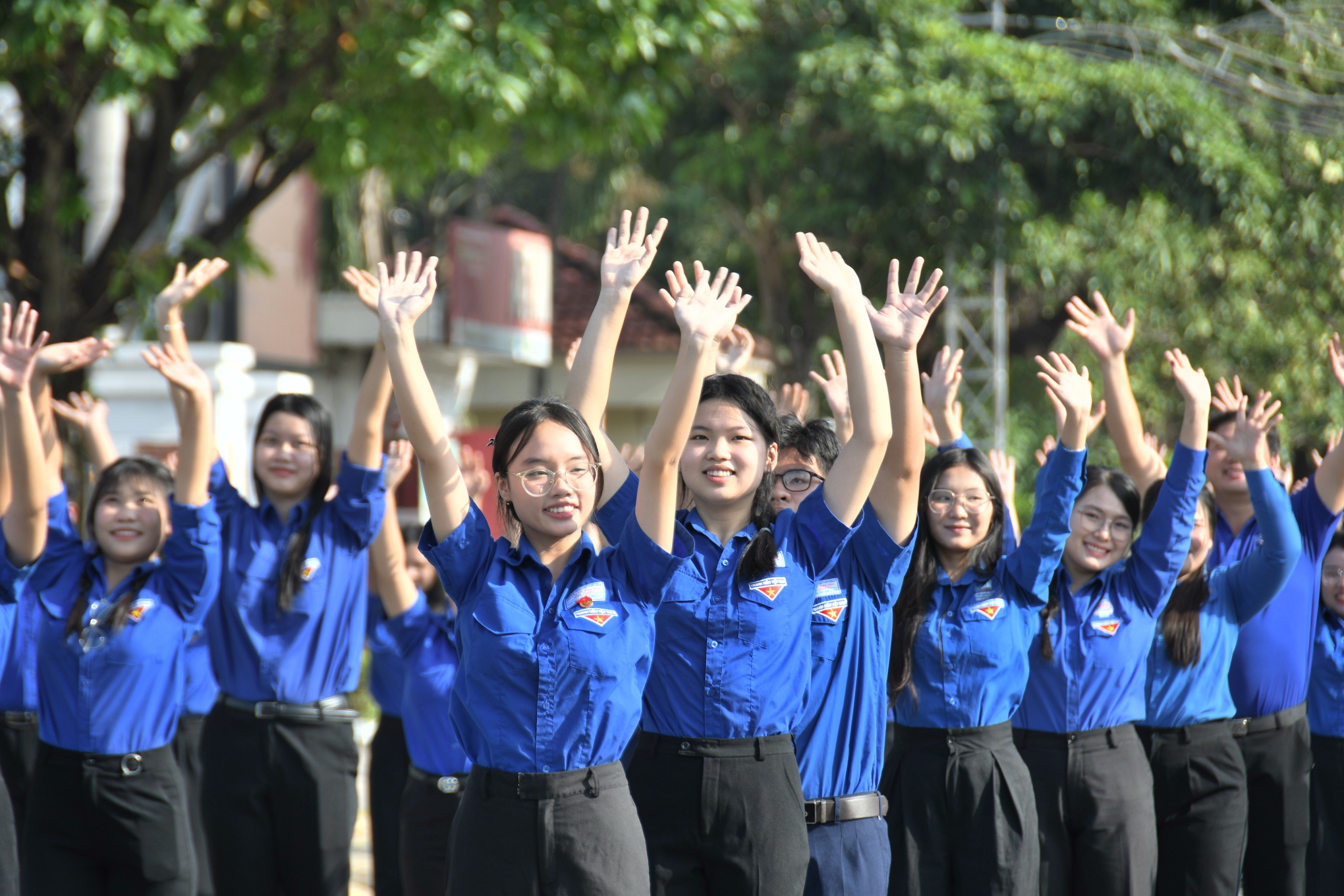 M&atilde;n nh&atilde;n với gần 5.000 bạn trẻ đồng diễn khai mạc Ng&agrave;y hội thanh ni&ecirc;n Việt Nam - Ảnh 3.
