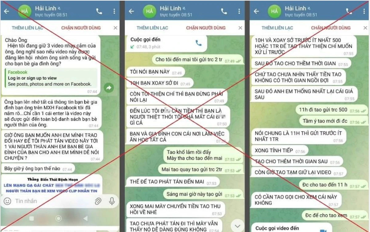 Công an Hà Nội cảnh báo bẫy ‘chat sex’ trên mạng xã hội - Ảnh 1.