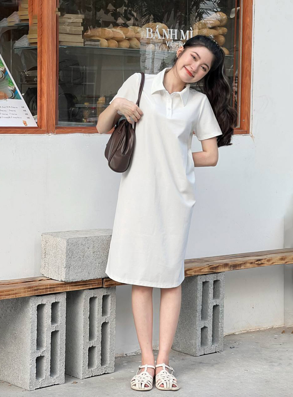 เคล็ดลับการแต่งตัวให้หรูหรามีสไตล์ด้วยเดรสทรงตรง - ภาพที่ 3 Bí quyết diện đồ thanh thoát và đầy phong cách với đầm suông- Ảnh 3.
