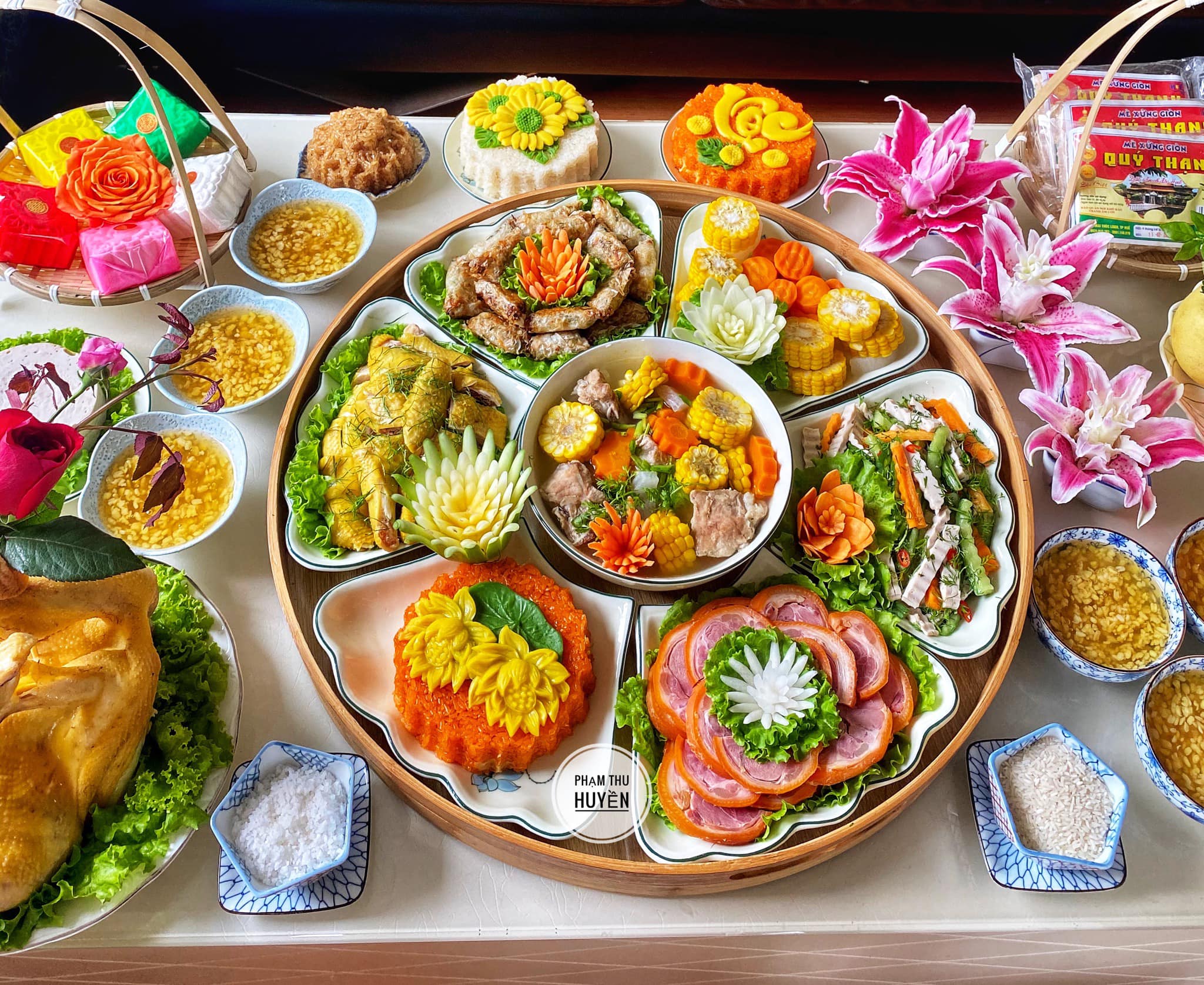 B&iacute; quyết l&agrave;m m&acirc;m c&uacute;ng rằm th&aacute;ng gi&ecirc;ng đẹp mắt, d&acirc;n mạng hết lời khen ngợi - Ảnh 2.