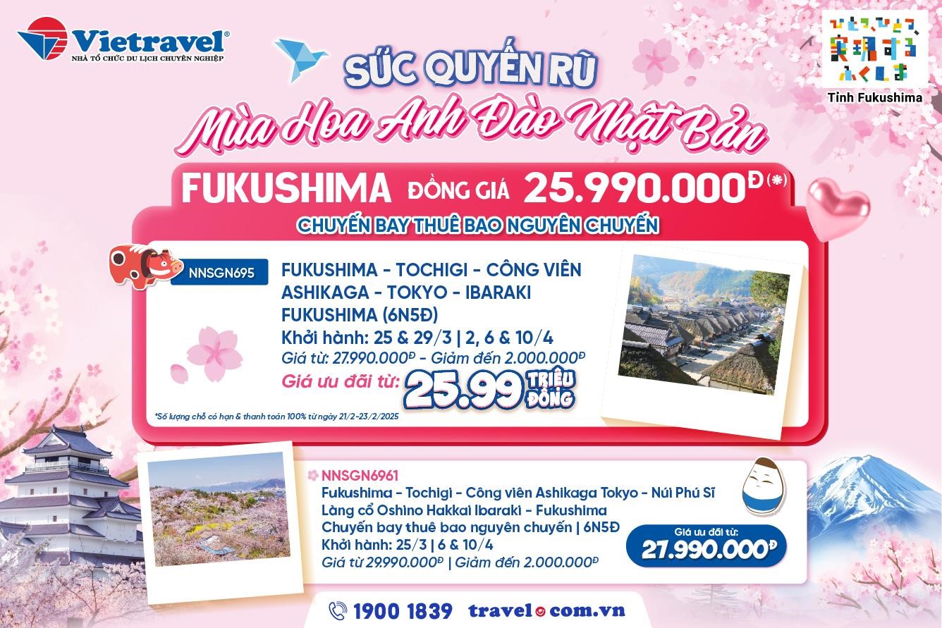 Lễ hội Hoa Anh Đào 2025: Săn tour mùa hoa giá tốt chỉ có tại Vietravel- Ảnh 4. Lễ hội Hoa Anh Đào 2025: Săn tour mùa hoa giá tốt chỉ có tại Vietravel- Ảnh 4.