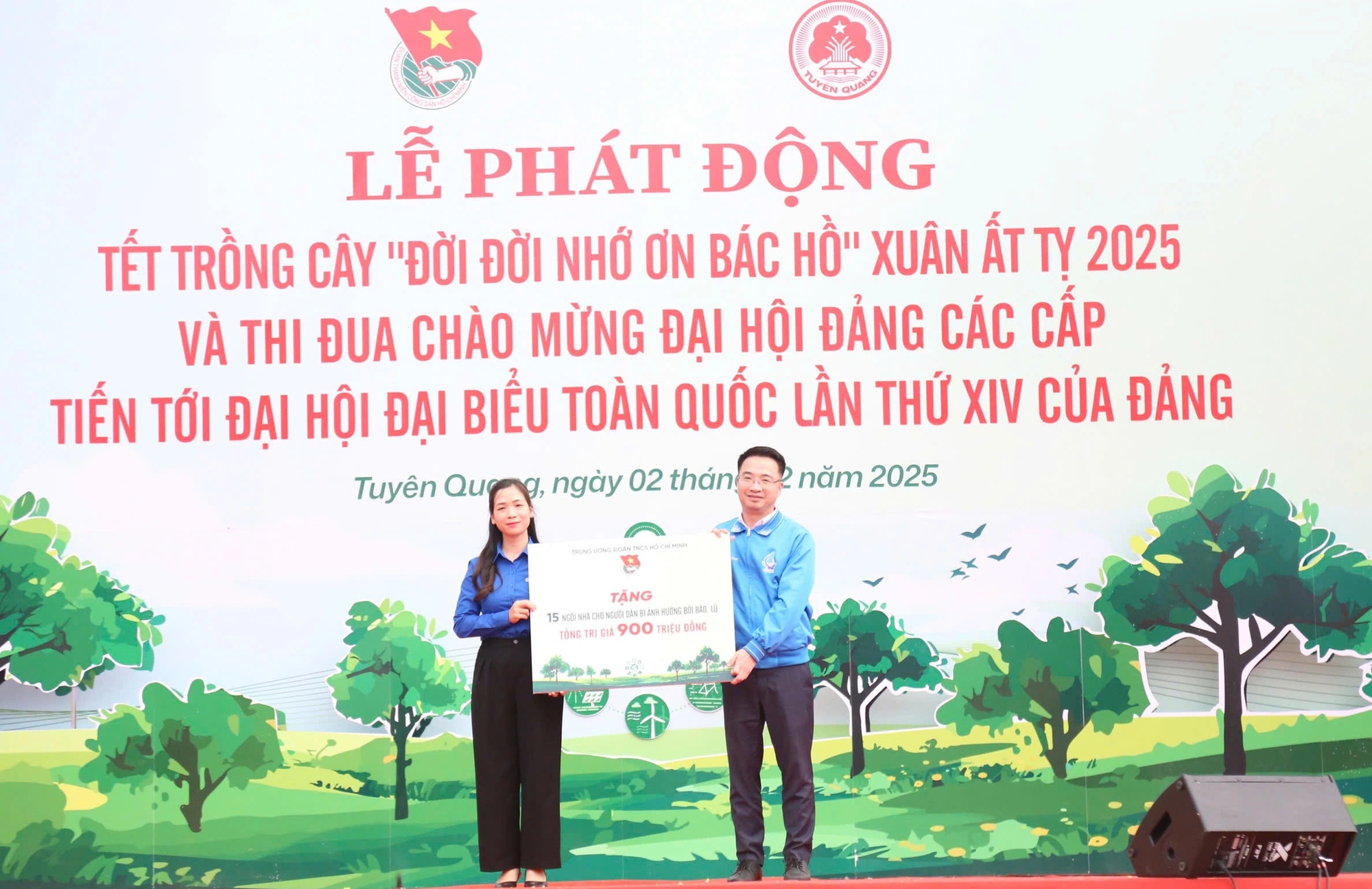 Phát động Tết trồng cây và thi đua chào mừng Đại hội Đảng- Ảnh 6.