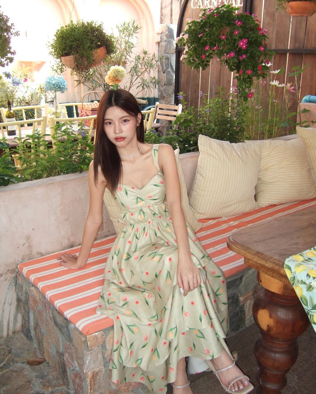 暑い夏の日のための解決策はノースリーブのドレスです - 写真 5。 Giải pháp cho ngày hè nóng bức gọi tên váy không tay- Ảnh 5.