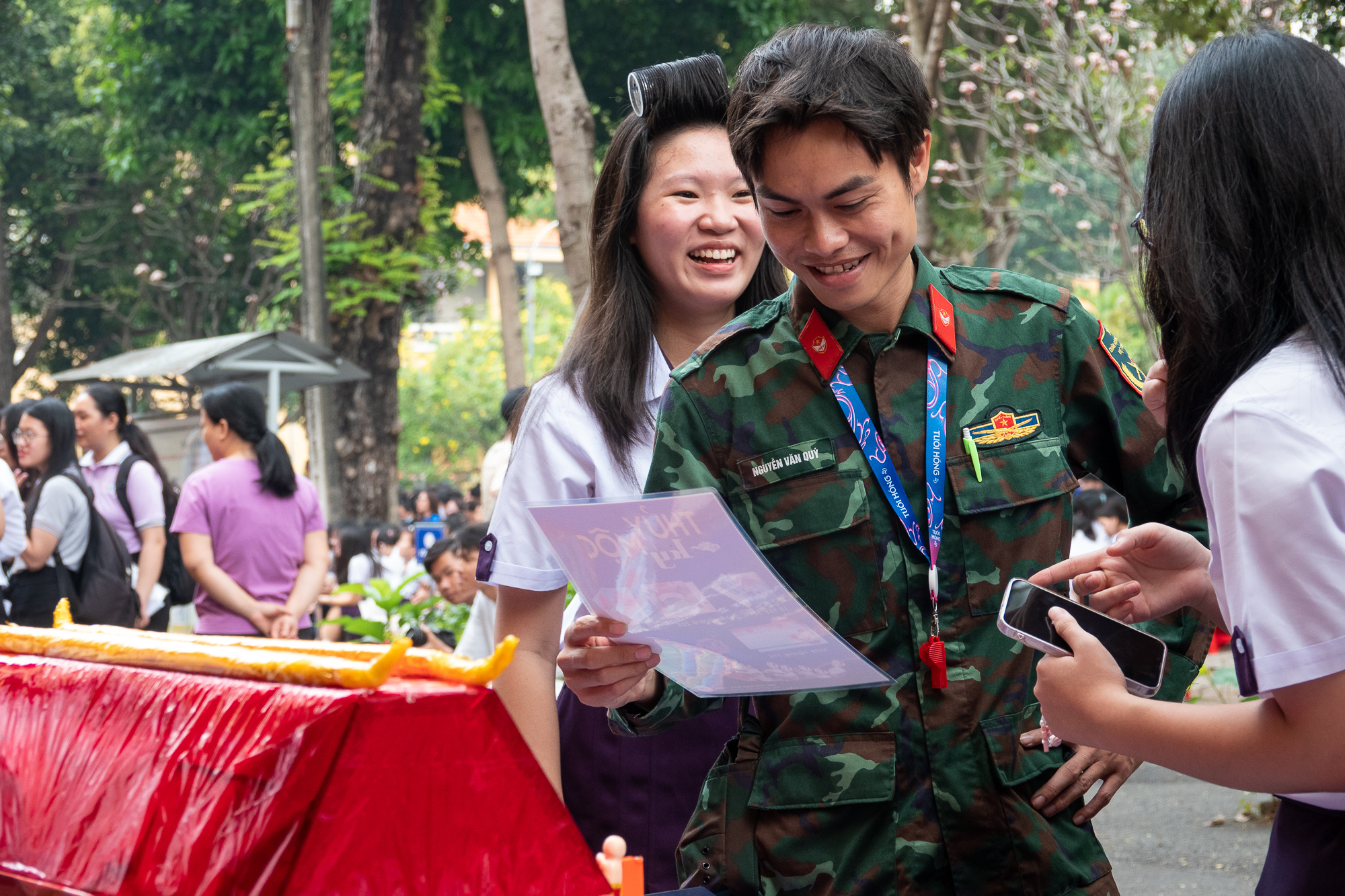 Trầm trồ khi học sinh hát bội, diễn cải lương, múa rối nước với nghệ sĩ - Ảnh 8.