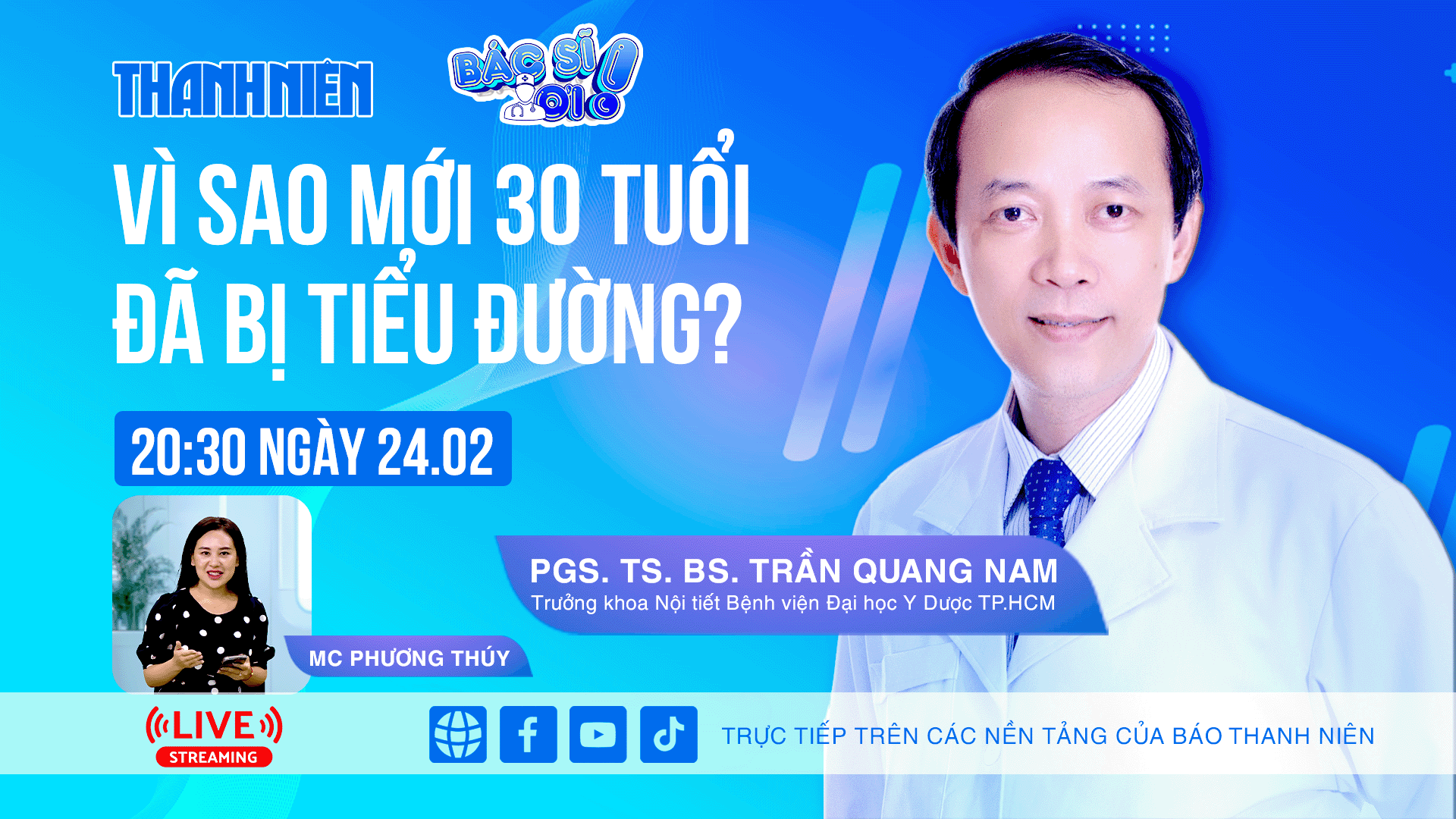 Bác sĩ ơi: Vì sao mới 30 tuổi đã bị tiểu đường?- Ảnh 1.