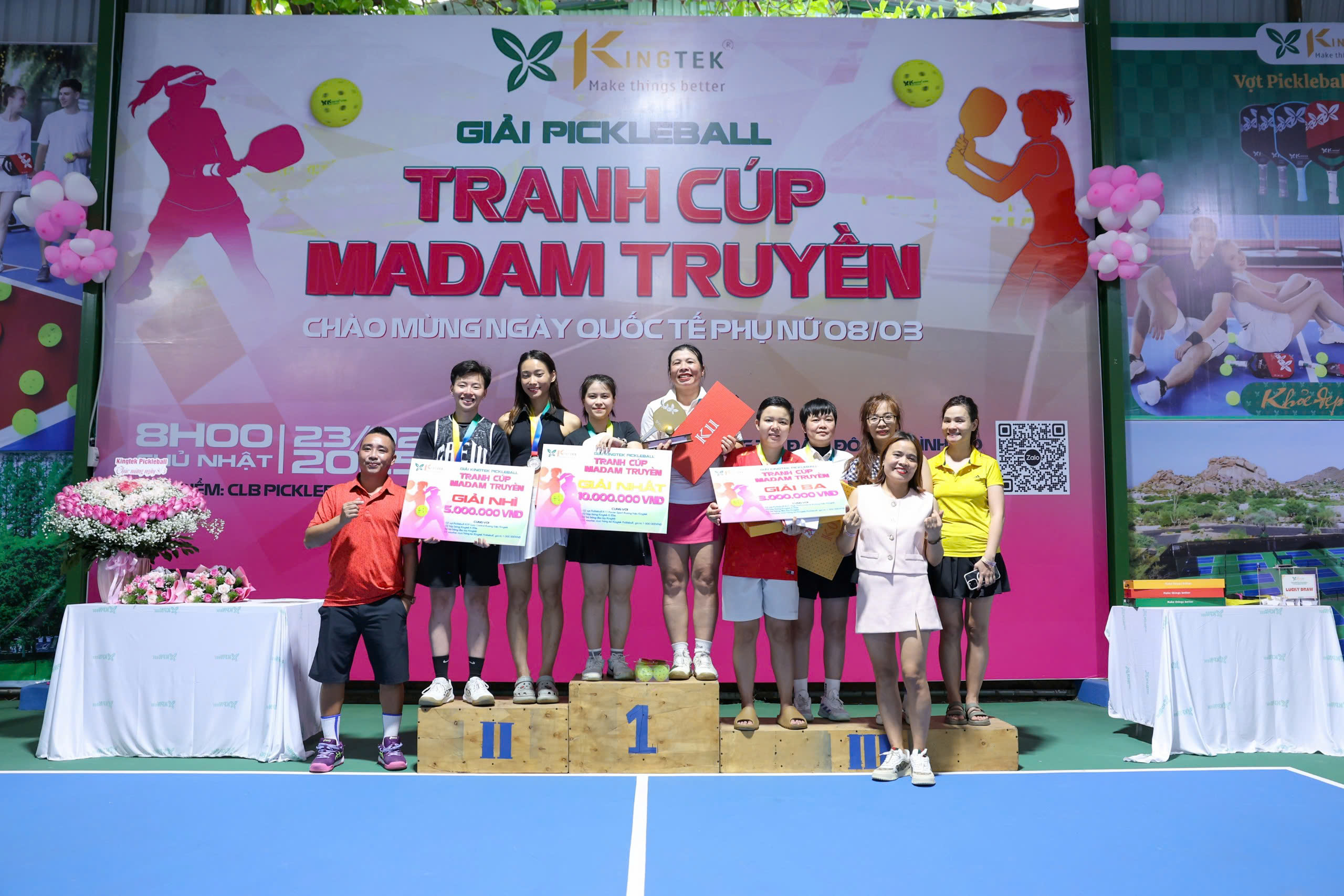 Những khoảnh khắc ấn tượng kết thúc thành công giải Kingtek pickleball tranh Cúp Madam Truyền- Ảnh 13.