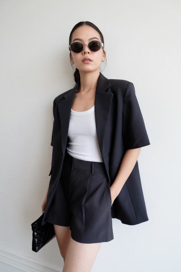 Lên đồ cá tính nơi công sở với áo blazer- Ảnh 5.