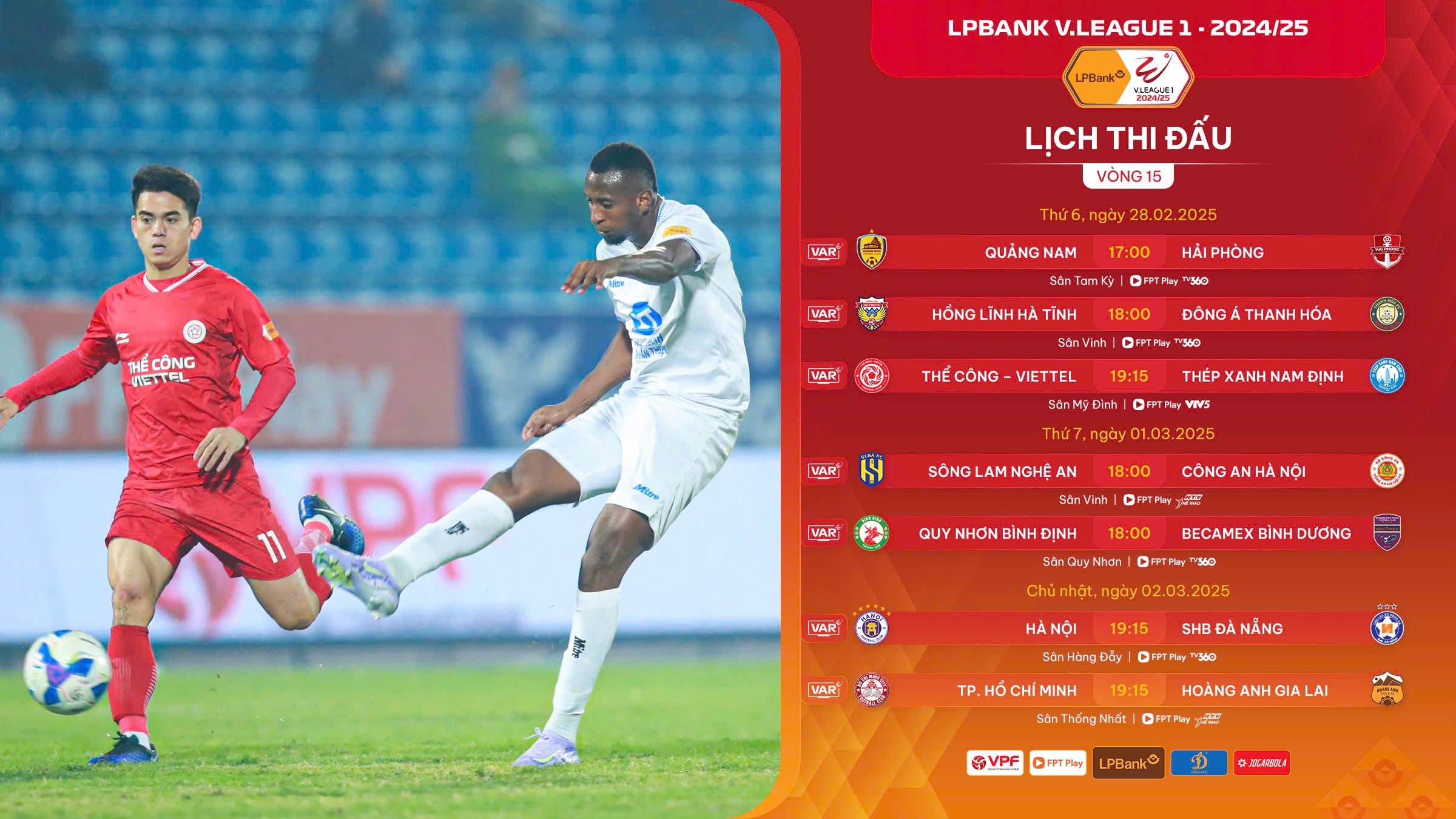 Lịch thi đấu V-League hôm nay: Hấp dẫn Thể Công Viettel đấu CLB Nam Định, ngôi đầu cực nóng- Ảnh 4. Lịch thi đấu V-League hôm nay: Hấp dẫn Thể Công Viettel đấu CLB Nam Định, ngôi đầu cực nóng- Ảnh 4.