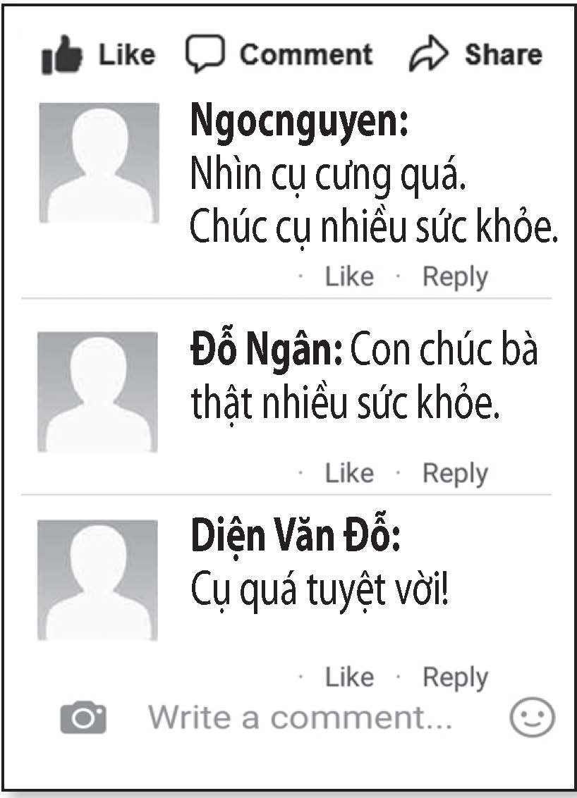'Bé bà quàng khăn đỏ' U.90 gây sốt mạng với clip triệu view
- Ảnh 2. 'Bé bà quàng khăn đỏ' U.90 gây sốt mạng với clip triệu view
- Ảnh 2.
