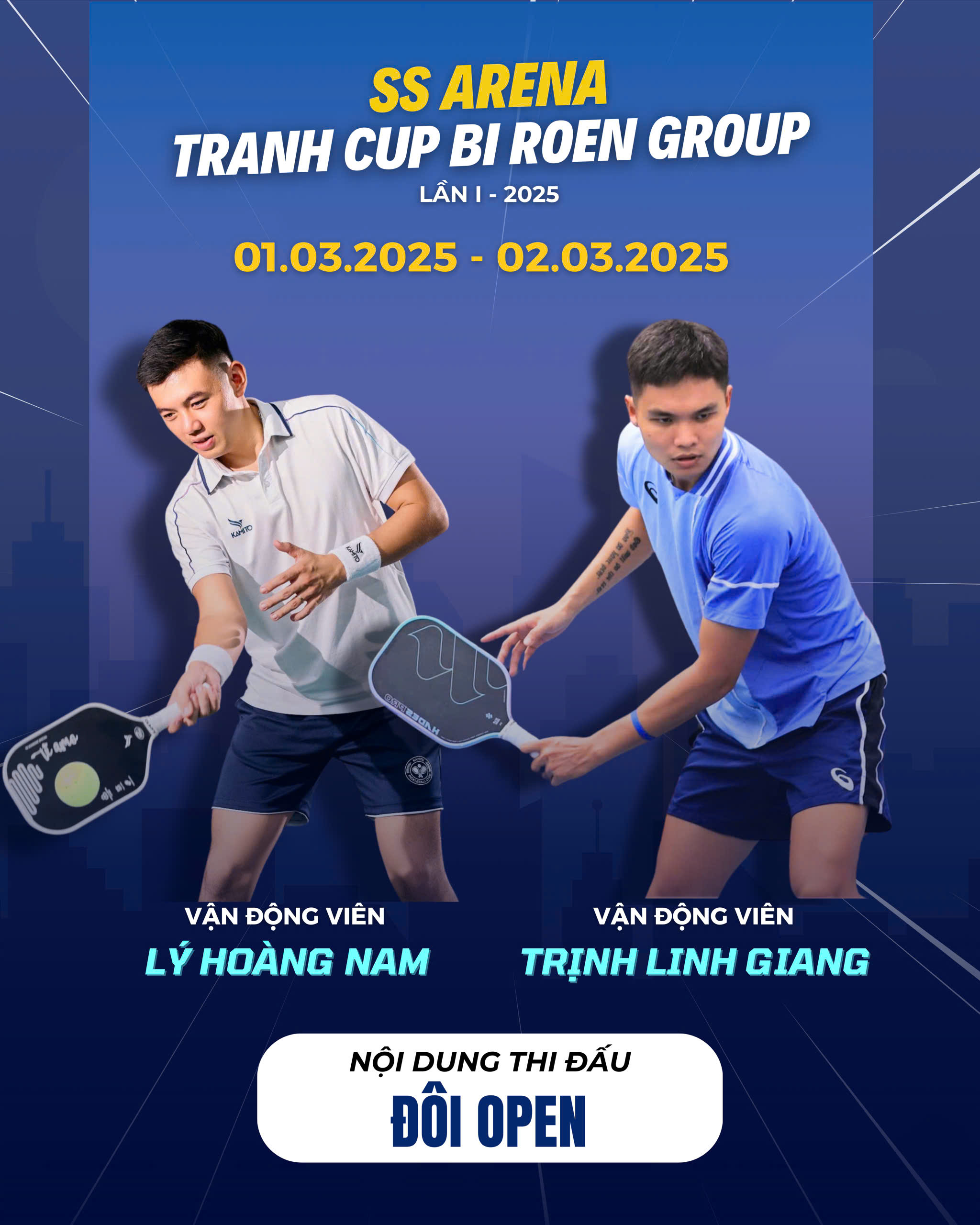 Lý Hoàng Nam trổ tài trước giải pickleball vô địch quốc gia 2025- Ảnh 1.