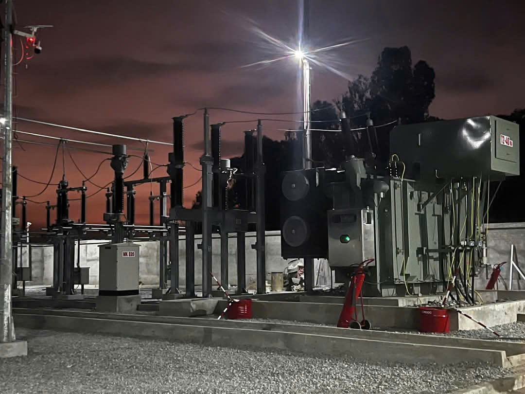 Đóng điện công trình trạm 110kV cấp điện sang Campuchia- Ảnh 1. Đóng điện công trình trạm 110kV cấp điện sang Campuchia- Ảnh 1.