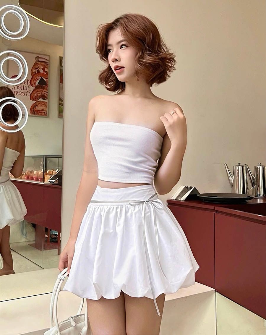 Στην κορυφή της ανοιξιάτικης και καλοκαιρινής τάσης βρίσκεται η φούστα κολοκύθας - Φωτογραφία 7. Đón đầu xu hướng xuân hè gọi tên chân váy bí ngô- Ảnh 7.