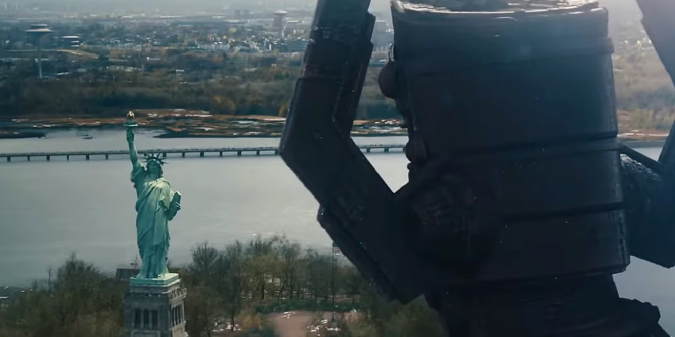 'O Quarteto Fantástico: Primeiros Passos' revela o famoso vilão Galactus - Foto 2. 'The Fantastic Four: First Steps' hé lộ phản diện đình đám Galactus- Ảnh 2.