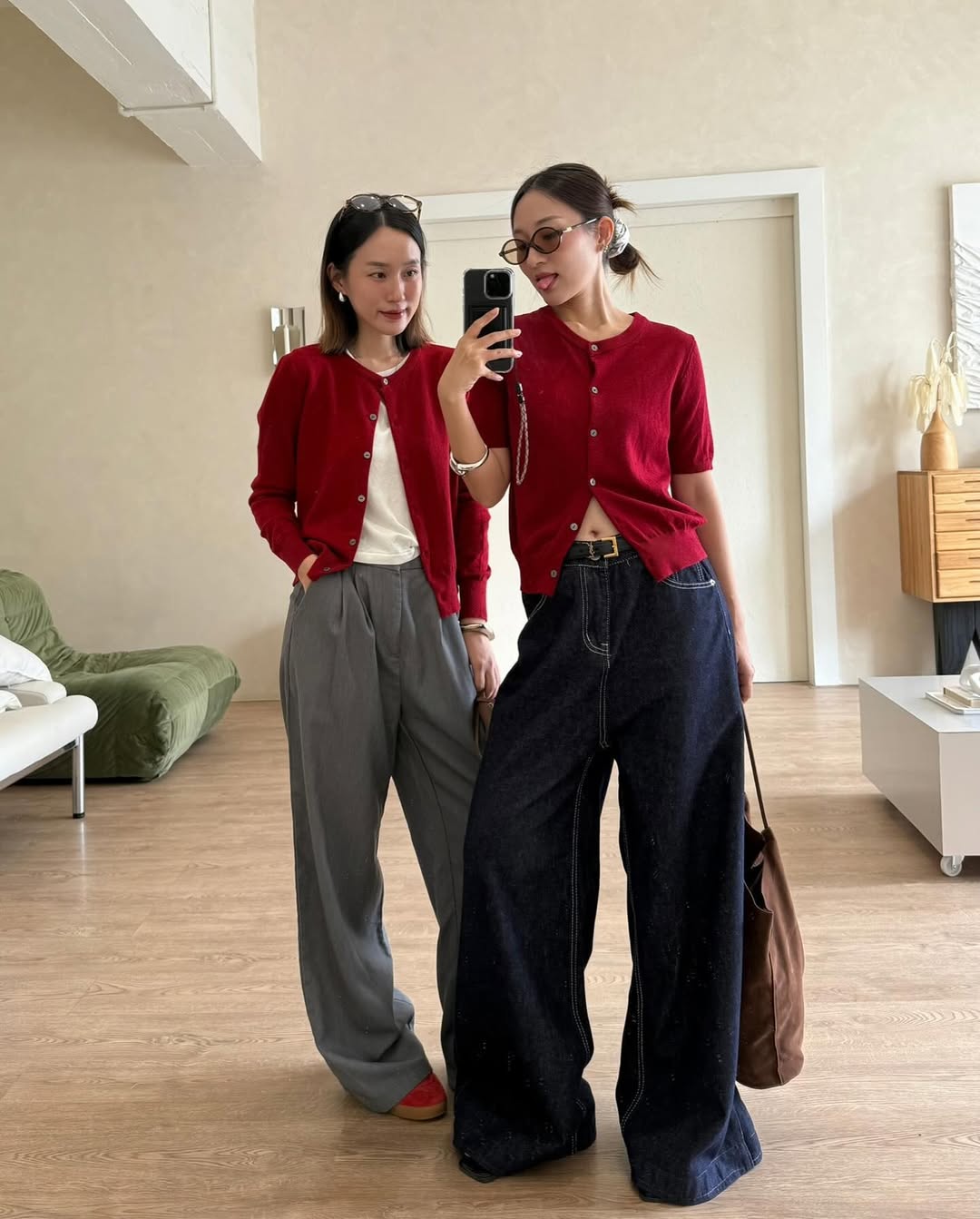 Cardigan deixa o dia a dia com um visual luxuoso - Foto 4. Áo cardigan khiến vẻ ngoài đời thường trở nên sang trọng- Ảnh 4.