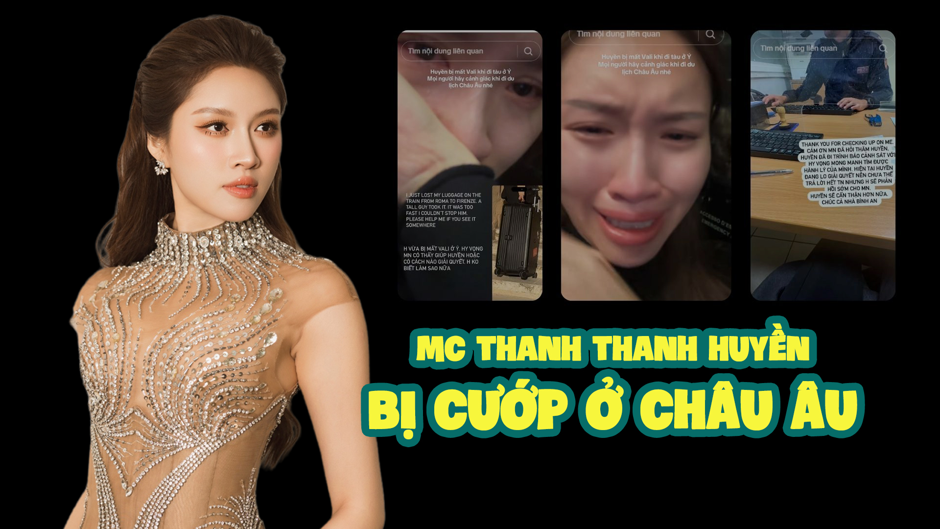 Thanh Thanh Huyền khóc nức nở vì bị cướp ở châu Âu- Ảnh 1.