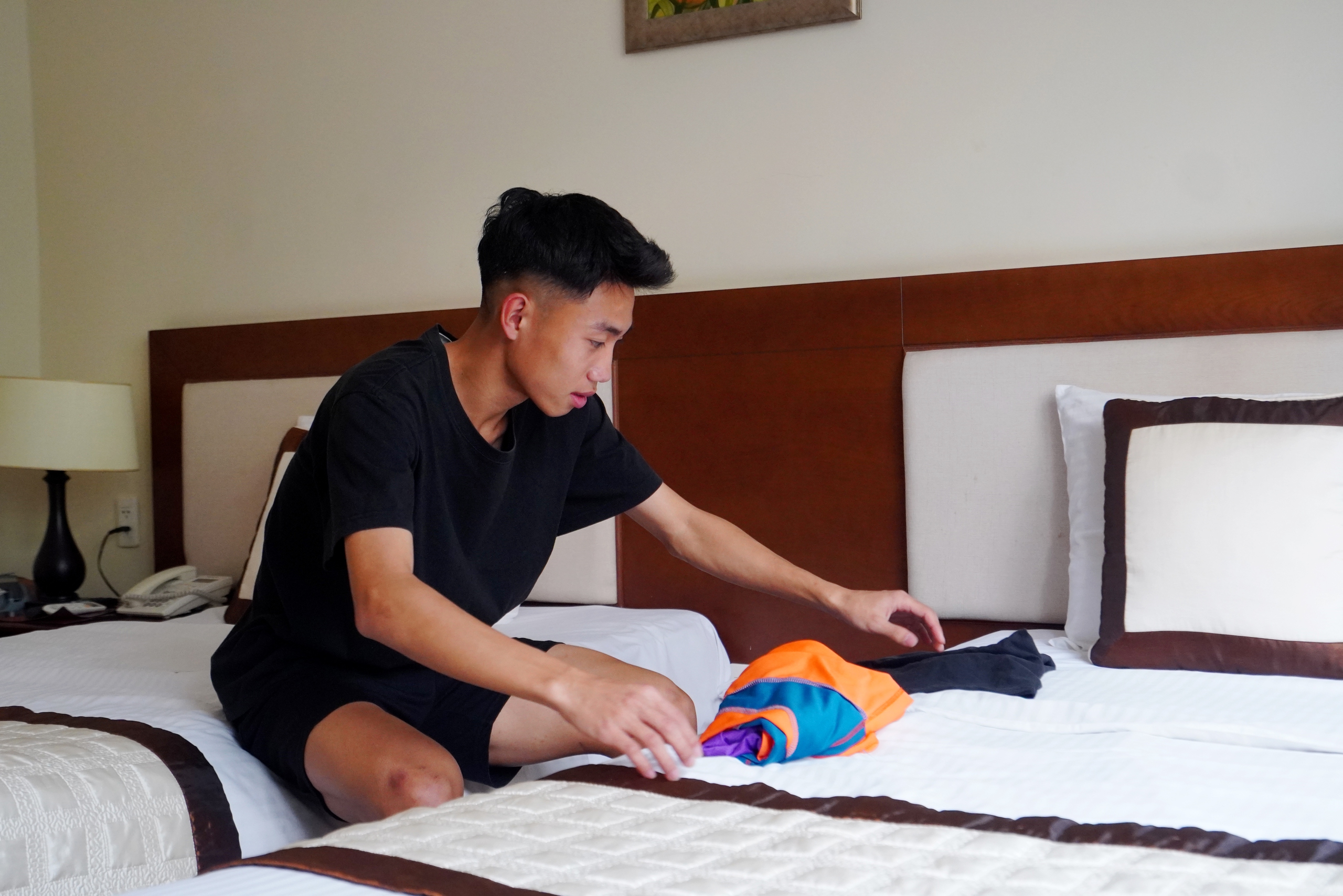 Cầu thủ an tâm thi đấu, bữa ăn giấc ngủ đã có Ban tổ chức lo- Ảnh 9. Cầu thủ an tâm thi đấu, bữa ăn giấc ngủ đã có Ban tổ chức lo- Ảnh 9.