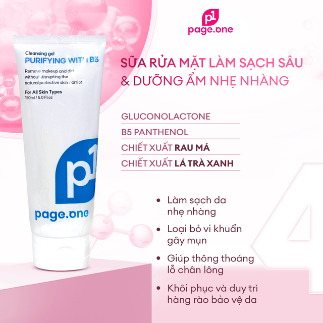 Khám phá quy trình skincare ban ngày cùng dược mỹ phẩm PageOne cho làn da khỏe đẹp - Ảnh 2.