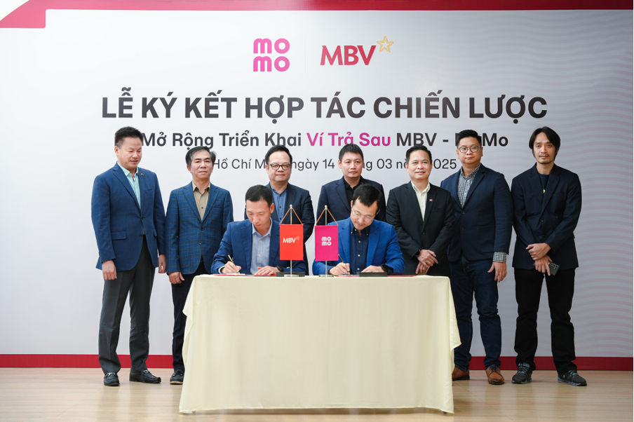 MoMo và MBV hợp tác mở rộng triển khai sản phẩm Ví Trả Sau - Ảnh 1.