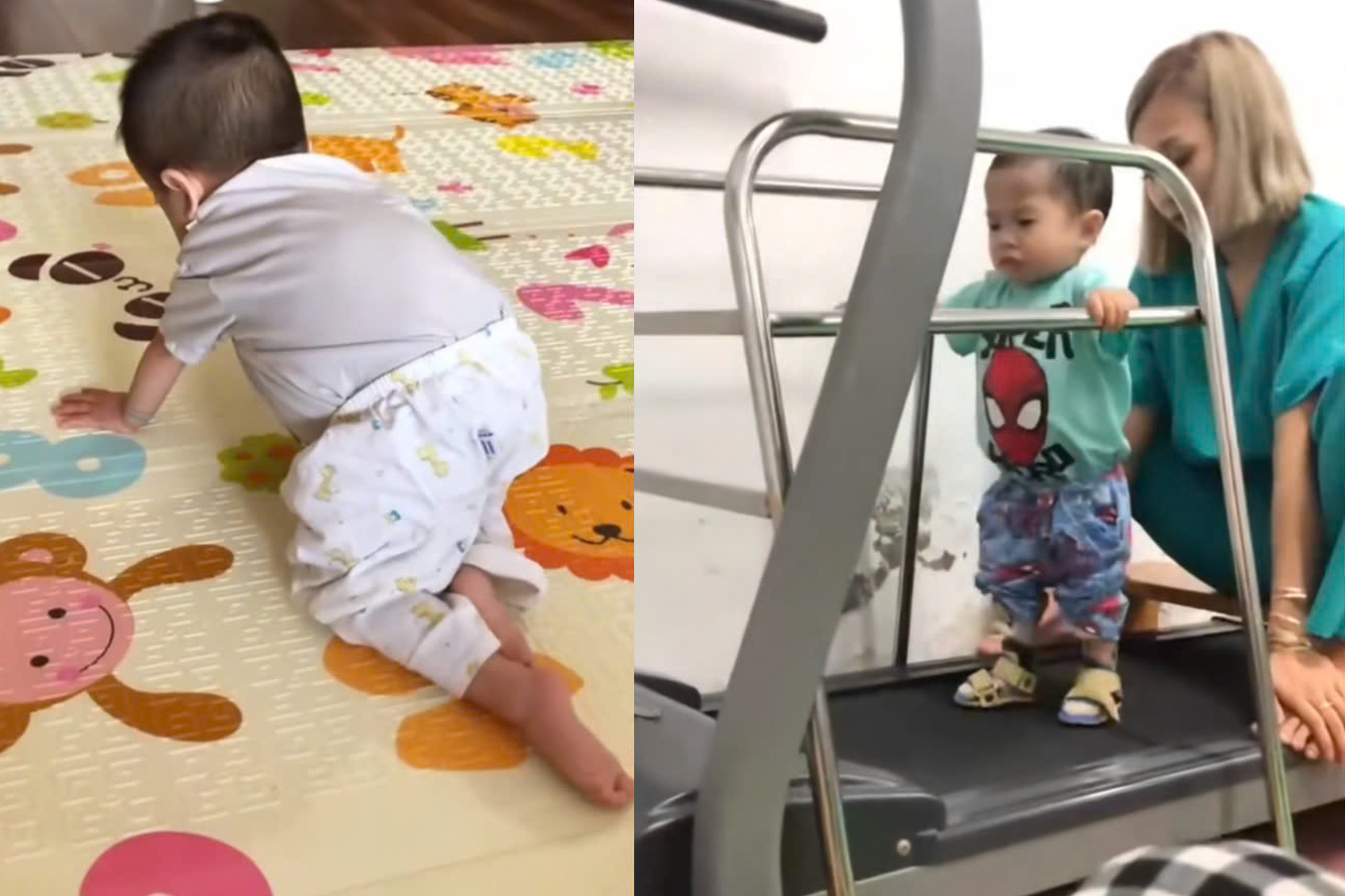 Chuyện xúc động của bé trai mắc bệnh hiếm tìm kiếm bước chân đầu đời - Ảnh 2. Chuyện xúc động của bé trai mắc bệnh hiếm tìm kiếm bước chân đầu đời - Ảnh 2.