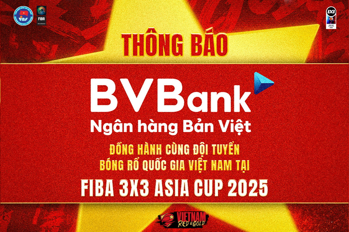 BVBank đồng hành cùng Đội tuyển bóng rổ quốc gia tại FIBA 3x3 Asia Cup 2025 - Ảnh 1.
