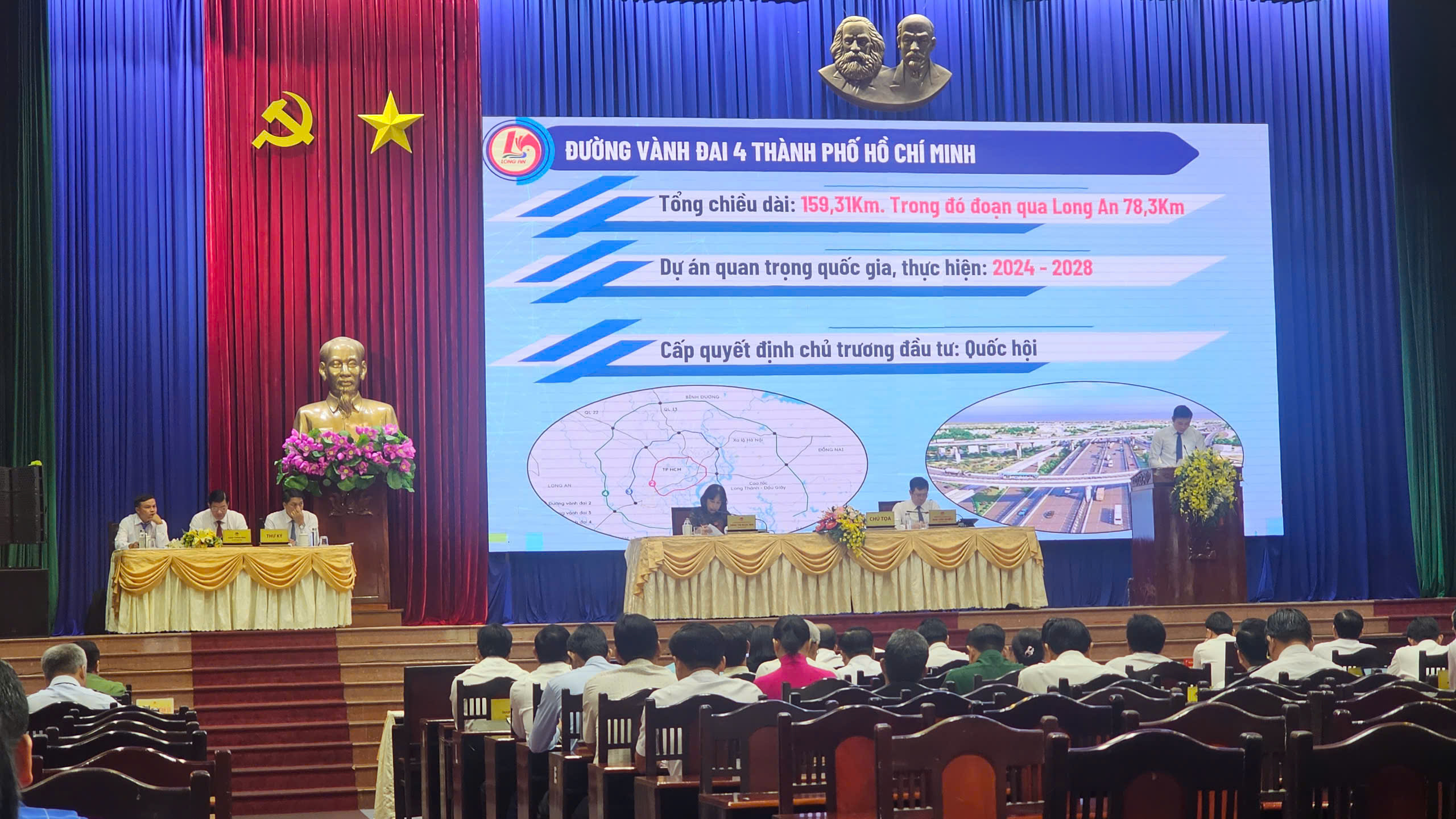 Long An bố trí 10.000 tỉ đồng cho dự án Vành đai 4 TP.HCM- Ảnh 1. Long An bố trí 10.000 tỉ đồng cho dự án Vành đai 4 TP.HCM- Ảnh 1.