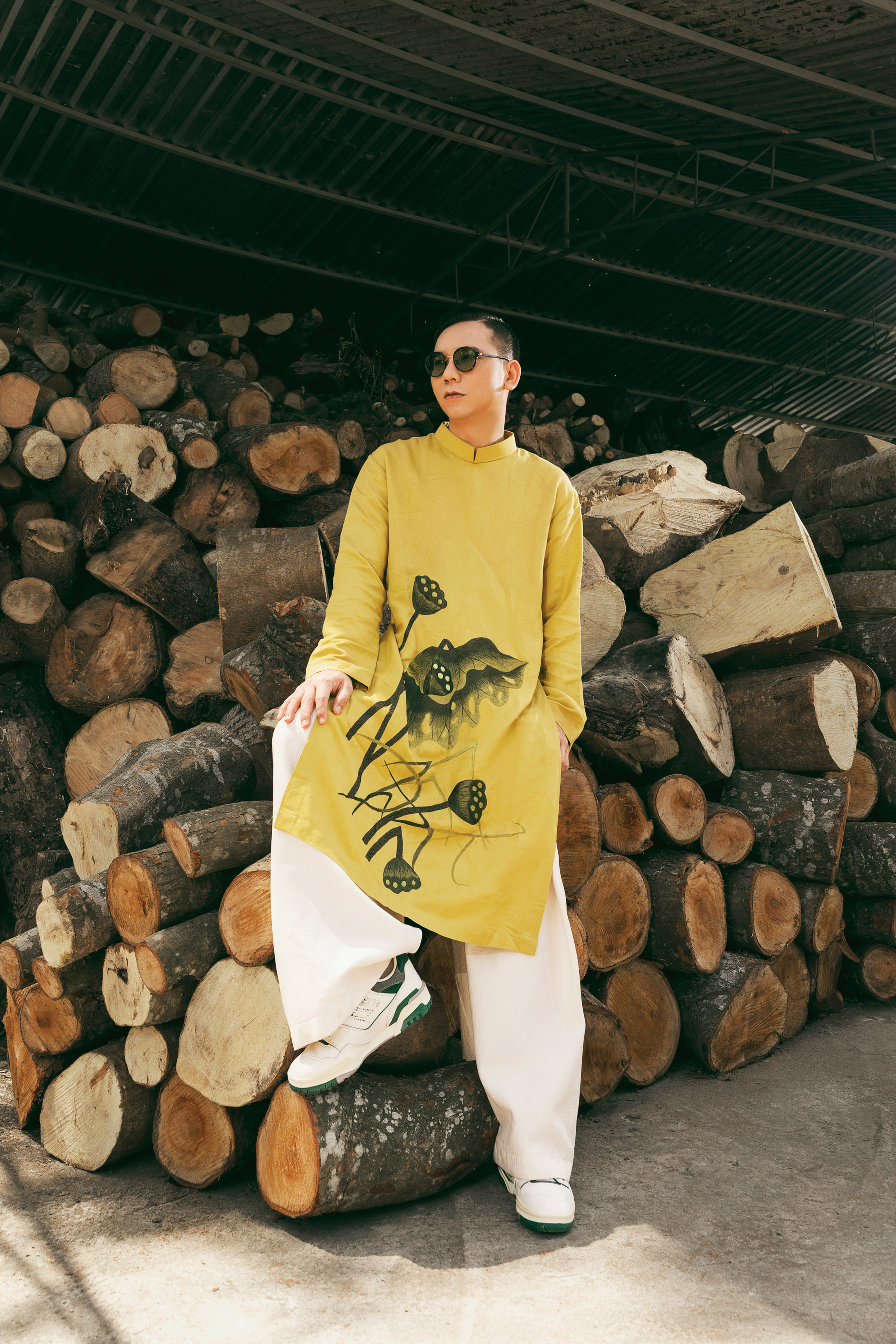 'Áo dài về trên quê hương', nhiếp ảnh gia đưa áo dài vào cuộc sống - Ảnh 9.