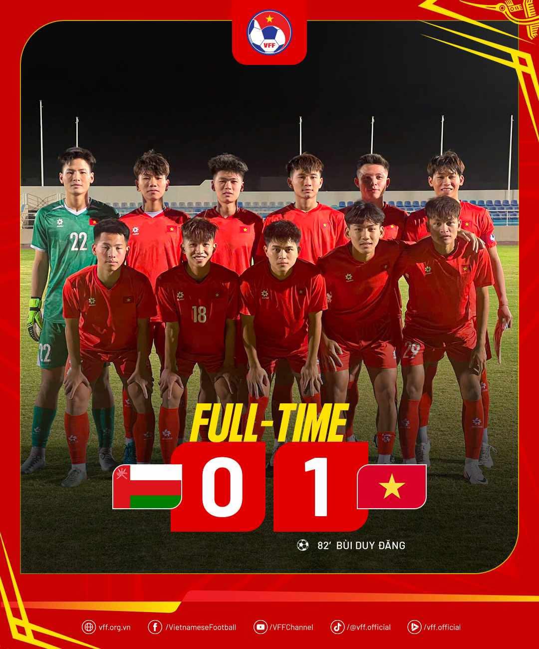 U.17ベトナムがU.17オマーンに見事な勝利。ワールドカップを夢見る準備完了 - 写真2。 U.17 Việt Nam thắng ấn tượng U.17 Oman: Sẵn sàng mơ World Cup- Ảnh 2.
