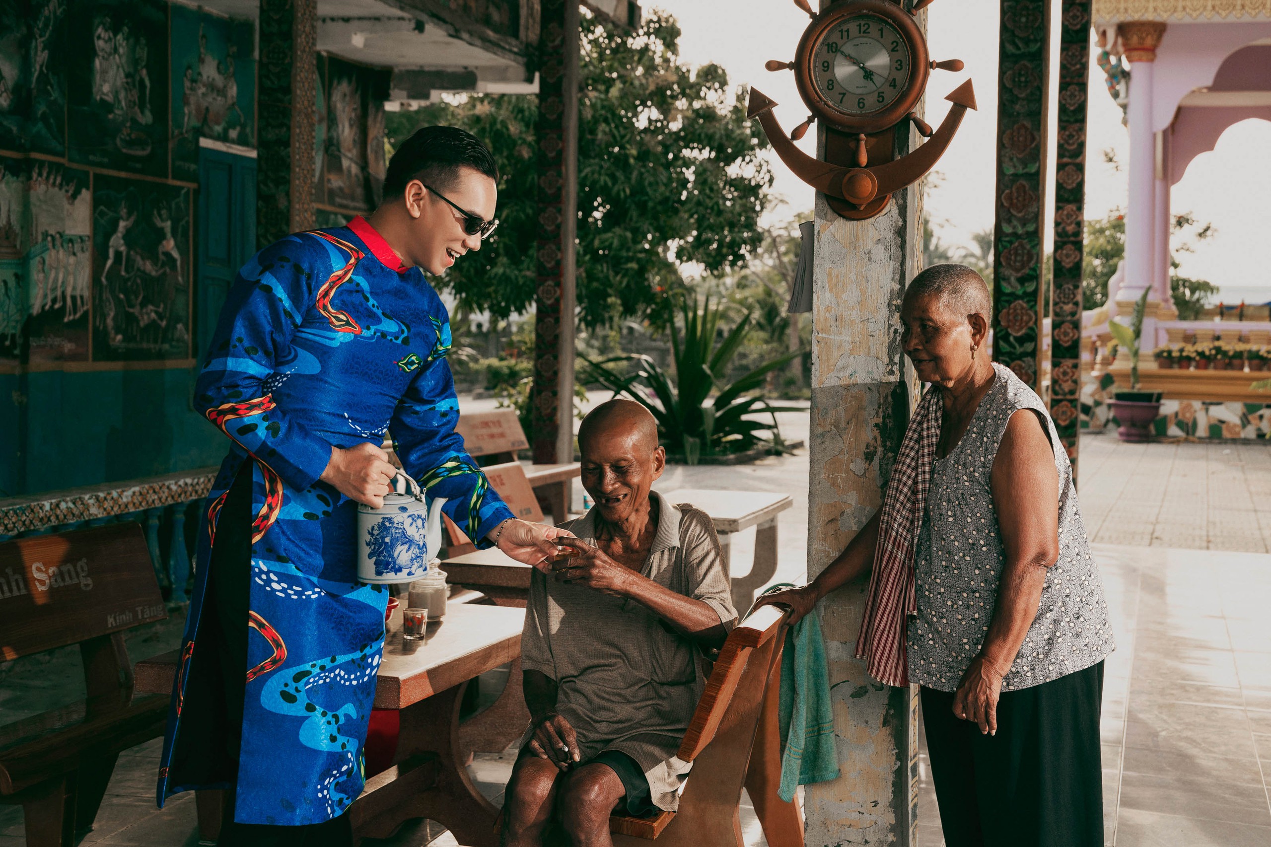 'Áo dài về trên quê hương', nhiếp ảnh gia đưa áo dài vào cuộc sống - Ảnh 6.