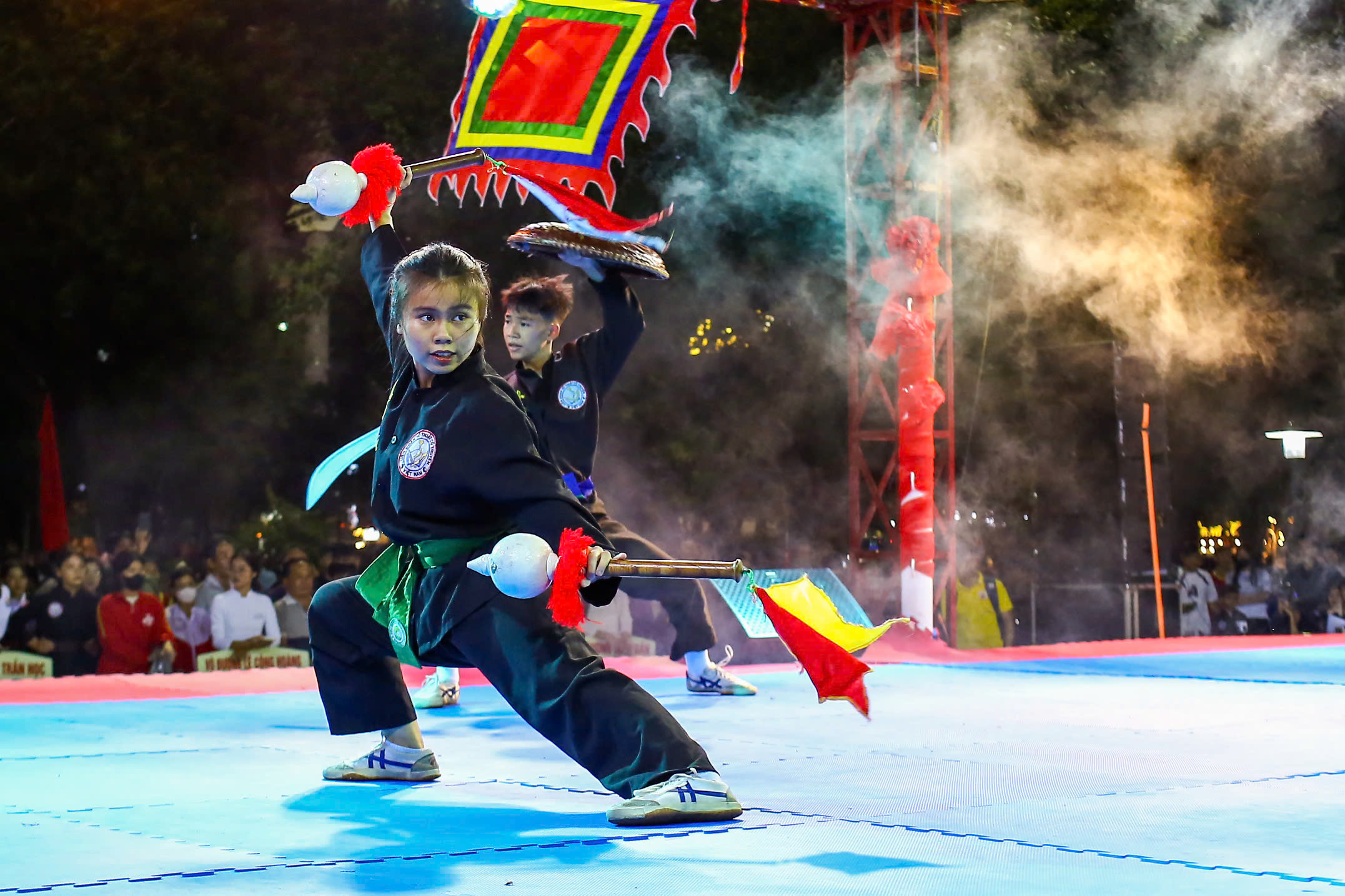 Vintine traditional martial arts‍ performance