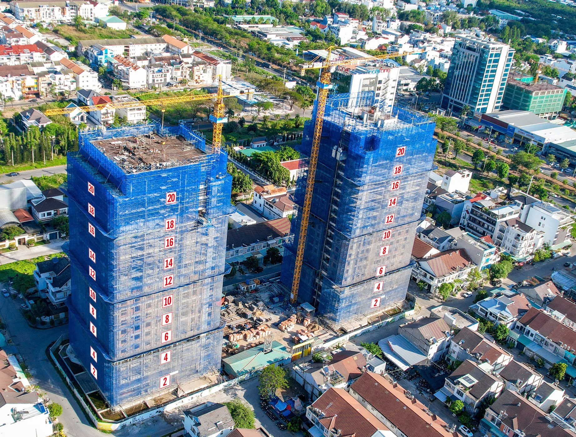 Cất nóc dự án tháp đôi căn hộ vị trí đắc địa ở Cần Thơ- Ảnh 2. Cất nóc dự án tháp đôi căn hộ vị trí đắc địa ở Cần Thơ- Ảnh 2.