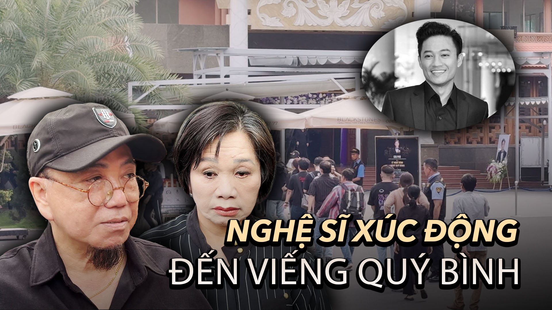 Nghệ sĩ xúc động đến viếng Quý Bình - Ảnh 1.