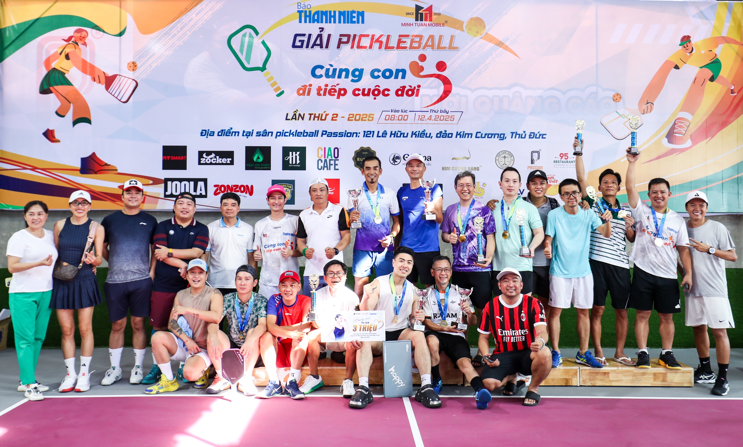 Những khoảnh khắc cảm xúc tại giải pickleball 'Cùng con đi tiếp cuộc đời'- Ảnh 23. Những khoảnh khắc cảm xúc tại giải pickleball 'Cùng con đi tiếp cuộc đời'- Ảnh 23.