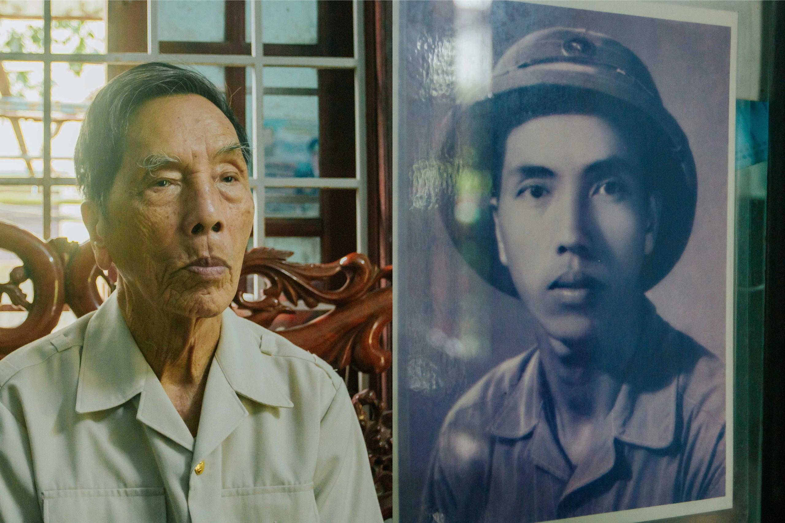 Chuyện người đàn ông vá cờ bên bờ Hiền Lương trong thời chiến - Ảnh 1. Chuyện người đàn ông vá cờ bên bờ Hiền Lương trong thời chiến - Ảnh 1.