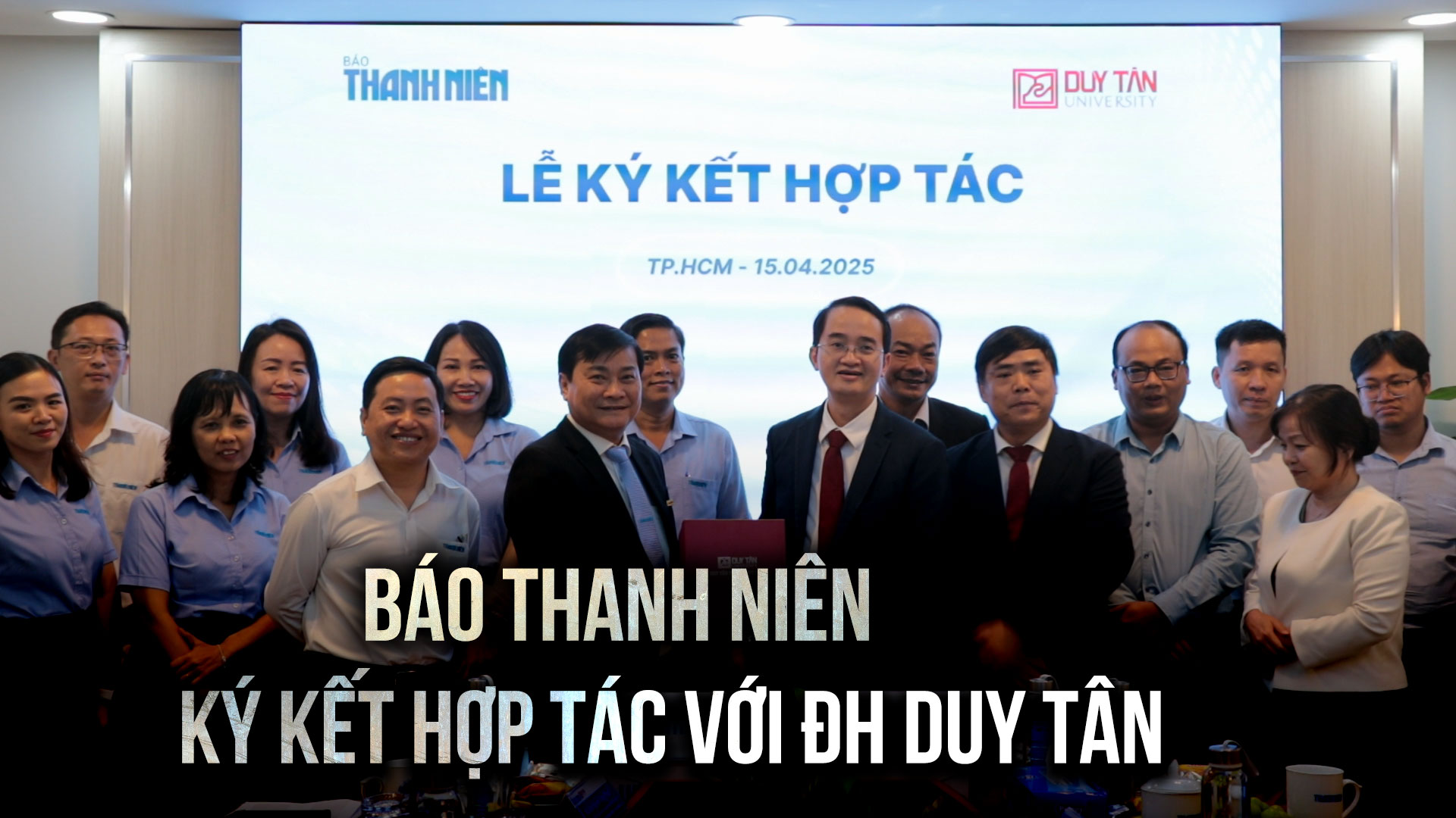 Báo Thanh Niên và Đại học Duy Tân ký kết hợp tác vì giáo dục bền vững - Ảnh 1.