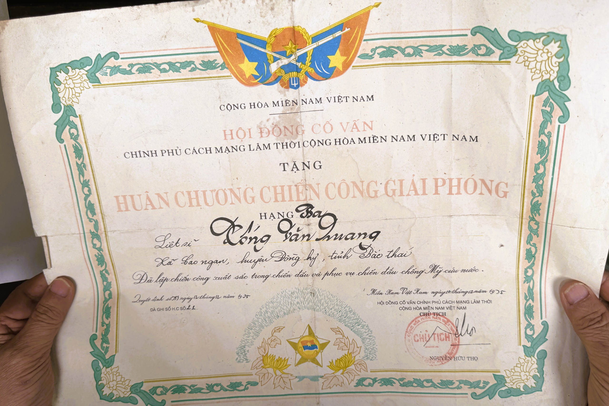 Nửa thế kỷ tìm liệt sĩ Tống Văn Quang anh hùng hy sinh tại Trường Sa - Ảnh 4.