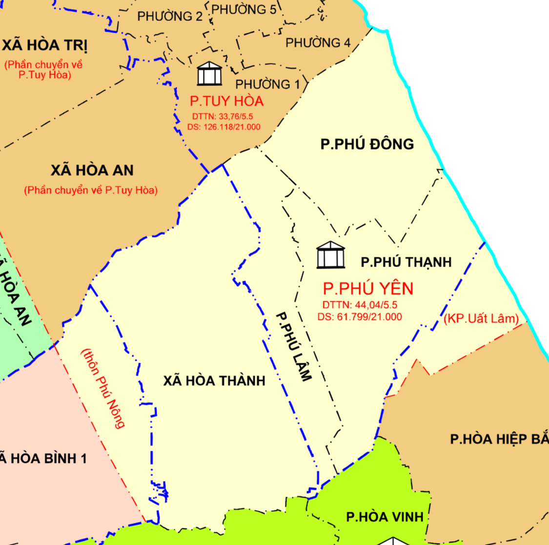 Dự kiến thành lập P.Phú Yên và đổi tên quảng trường 1.4 - Ảnh 1.