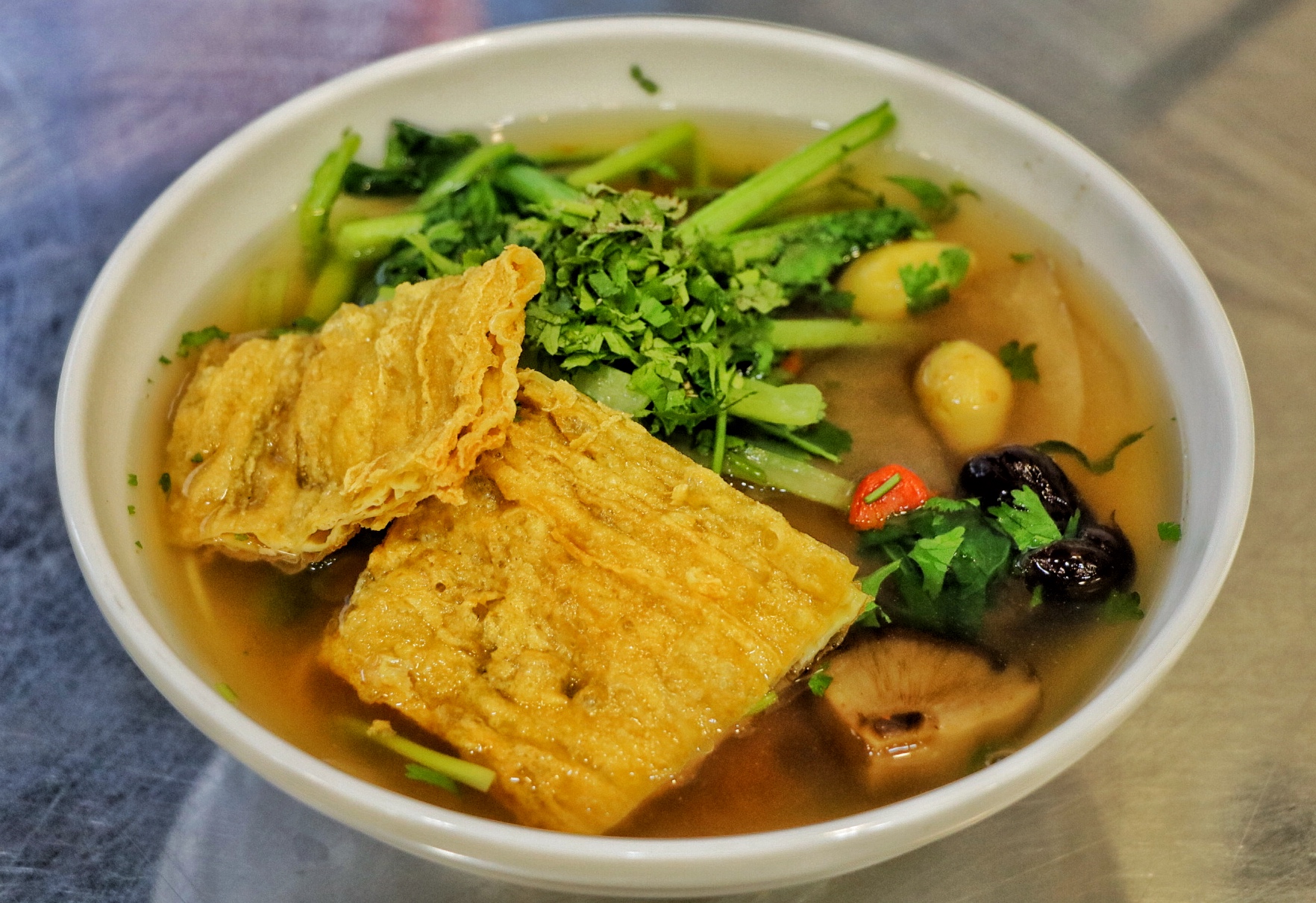 Độc lạ quán chay TP.HCM: Bất ngờ với menu ở quán dì Mười - Ảnh 5.