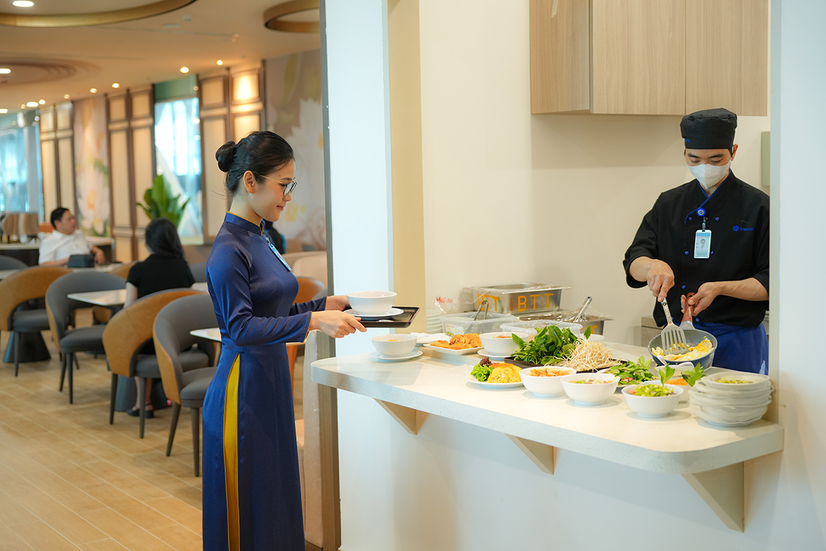 Lotus Lounge tại T3: Không gian phòng chờ thế hệ mới đậm dấu ấn văn hóa Việt - Ảnh 4.