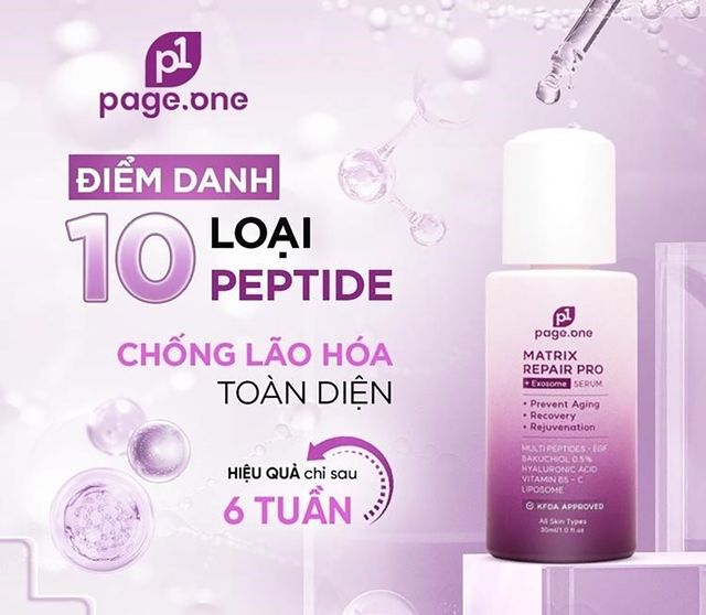 B&iacute; k&iacute;p l&atilde;o h&oacute;a ngược 5 tuổi từ 10 Peptide đỉnh cao- Ảnh 1.