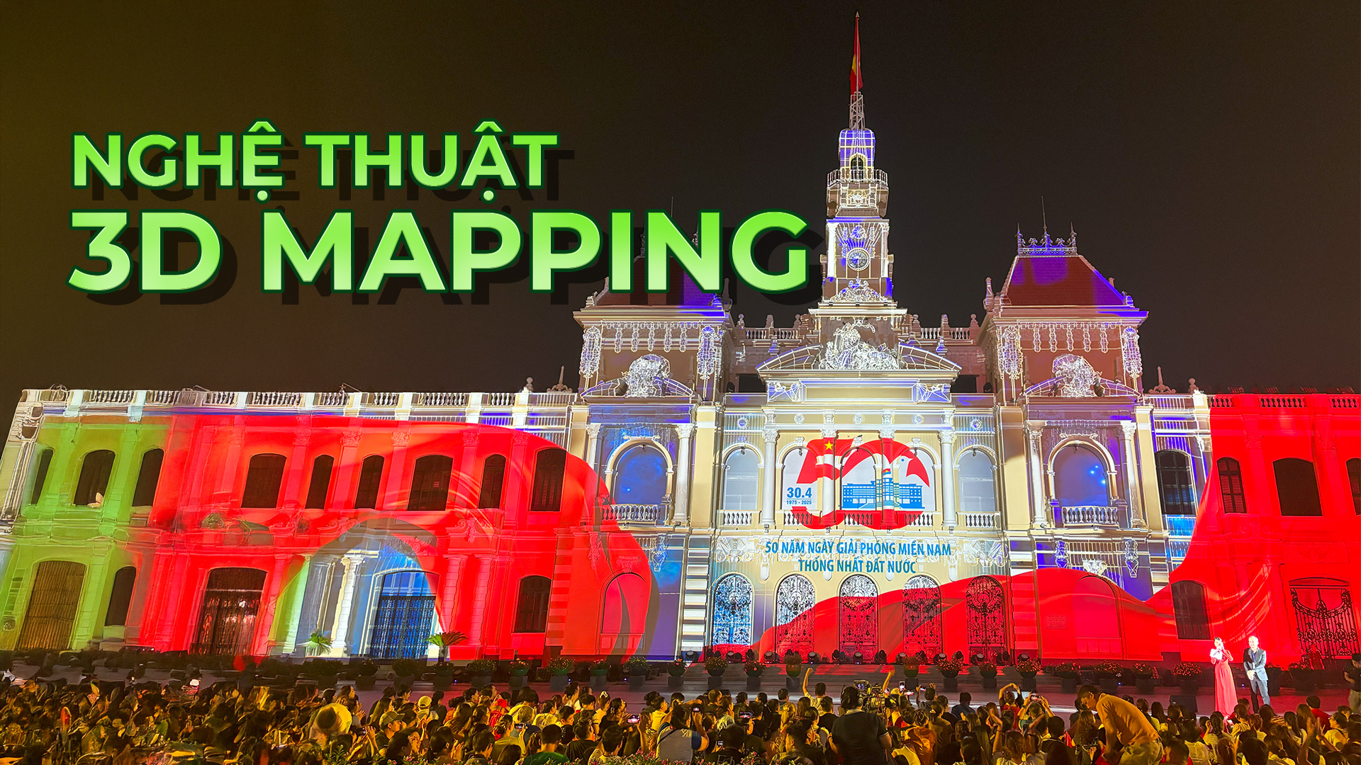 [VIDEO] Mãn nhãn, choáng ngợp trước 'bữa tiệc' nghệ thuật 3D Mapping- Ảnh 1.