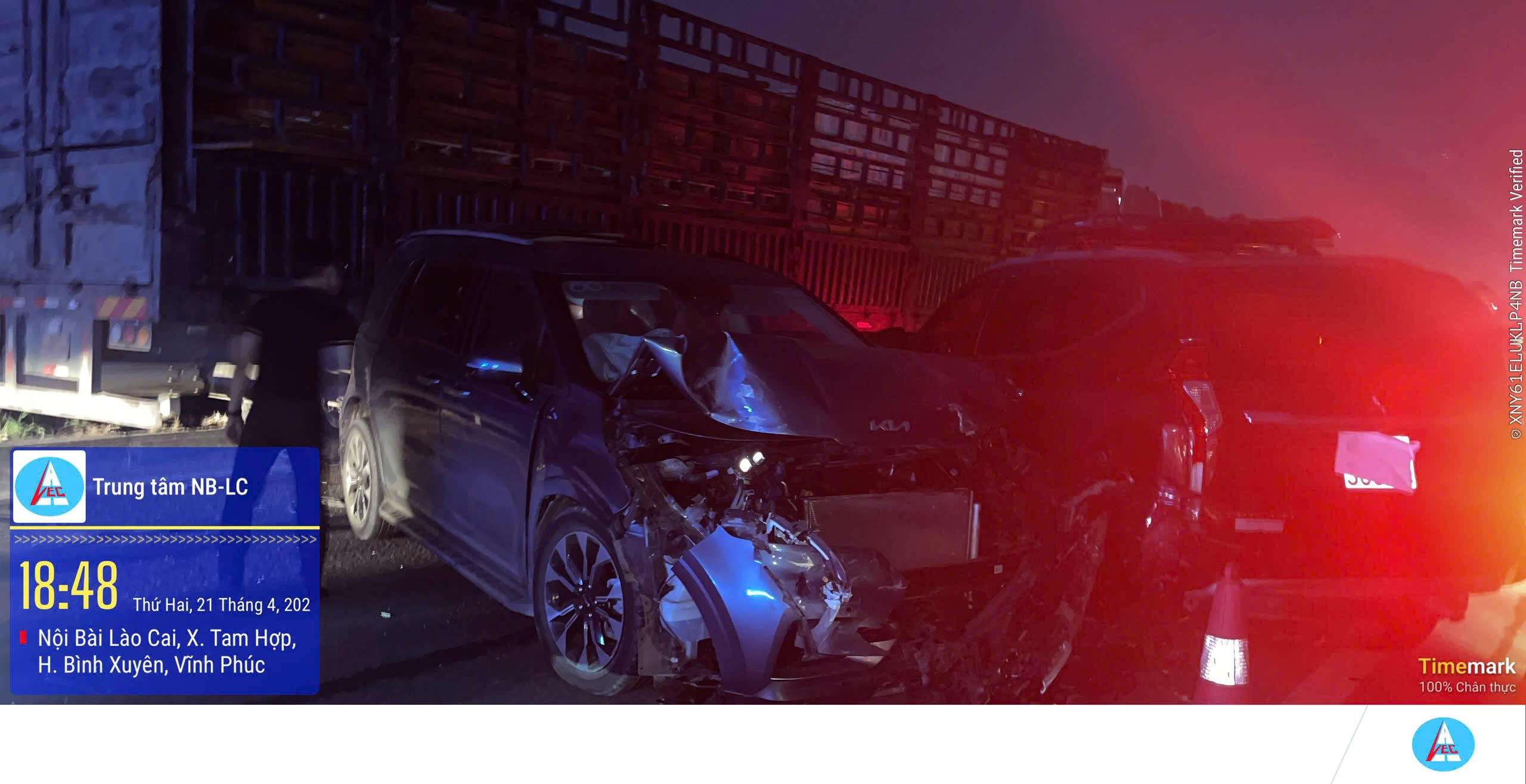 Tai nạn liên hoàn giữa 12 ô tô trên cao tốc Nội Bài - Lào Cai- Ảnh 2.