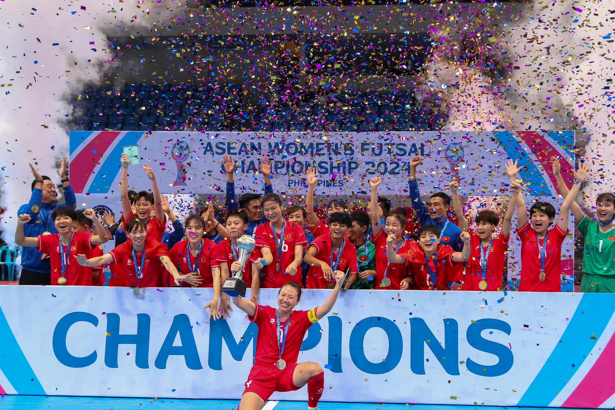 Futsal nữ Việt Nam 'săn' vé World Cup: Cạnh tranh sòng phẳng với đối thủ mạnh- Ảnh 1.