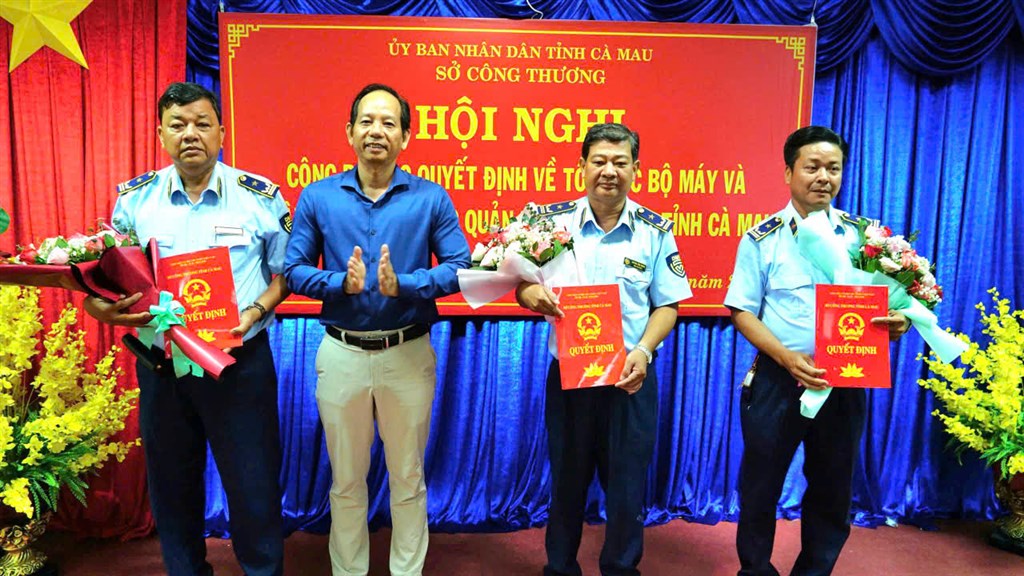 Cà Mau: Kiện toàn tổ chức Chi cục QLTT - Ảnh 1.