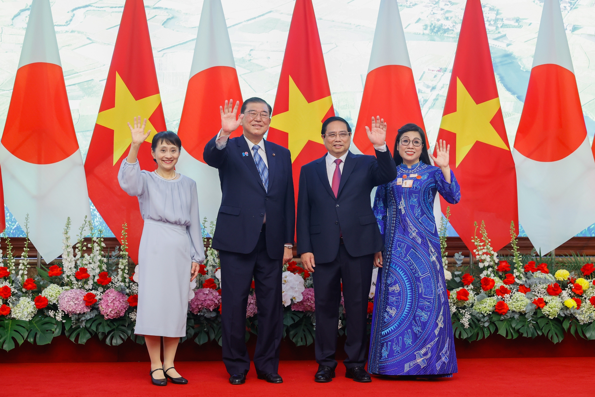 Thủ tướng Phạm Minh Chính chủ trì lễ đón Thủ tướng Nhật Bản Ishiba Shigeru- Ảnh 6.